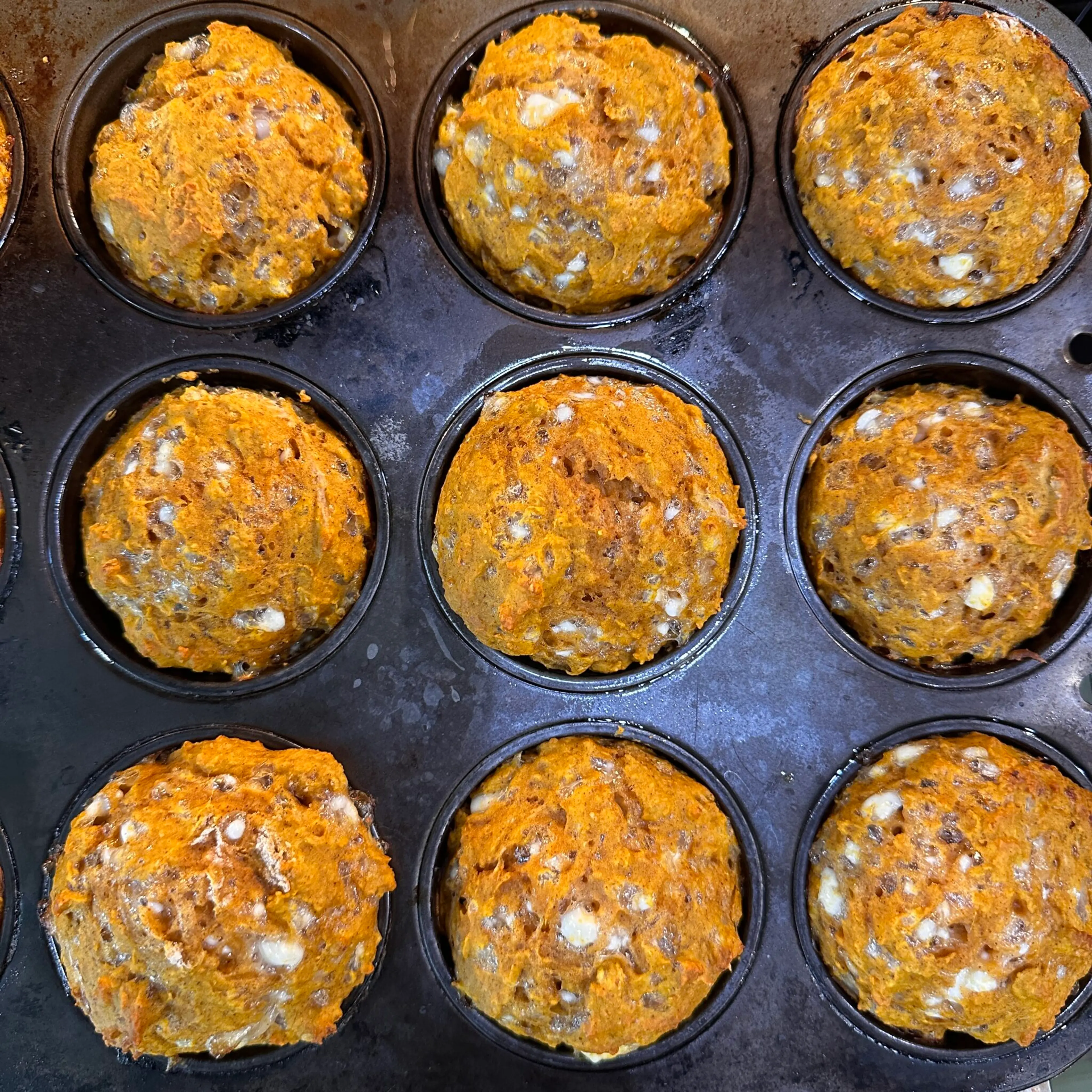 High Protein Pumpkin Muffins