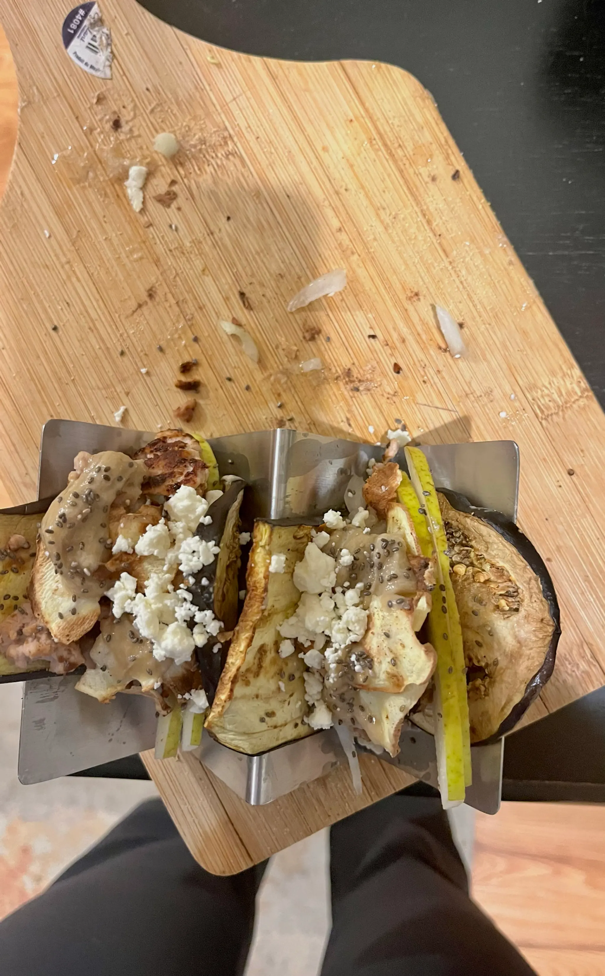 Egg Plant Tacos