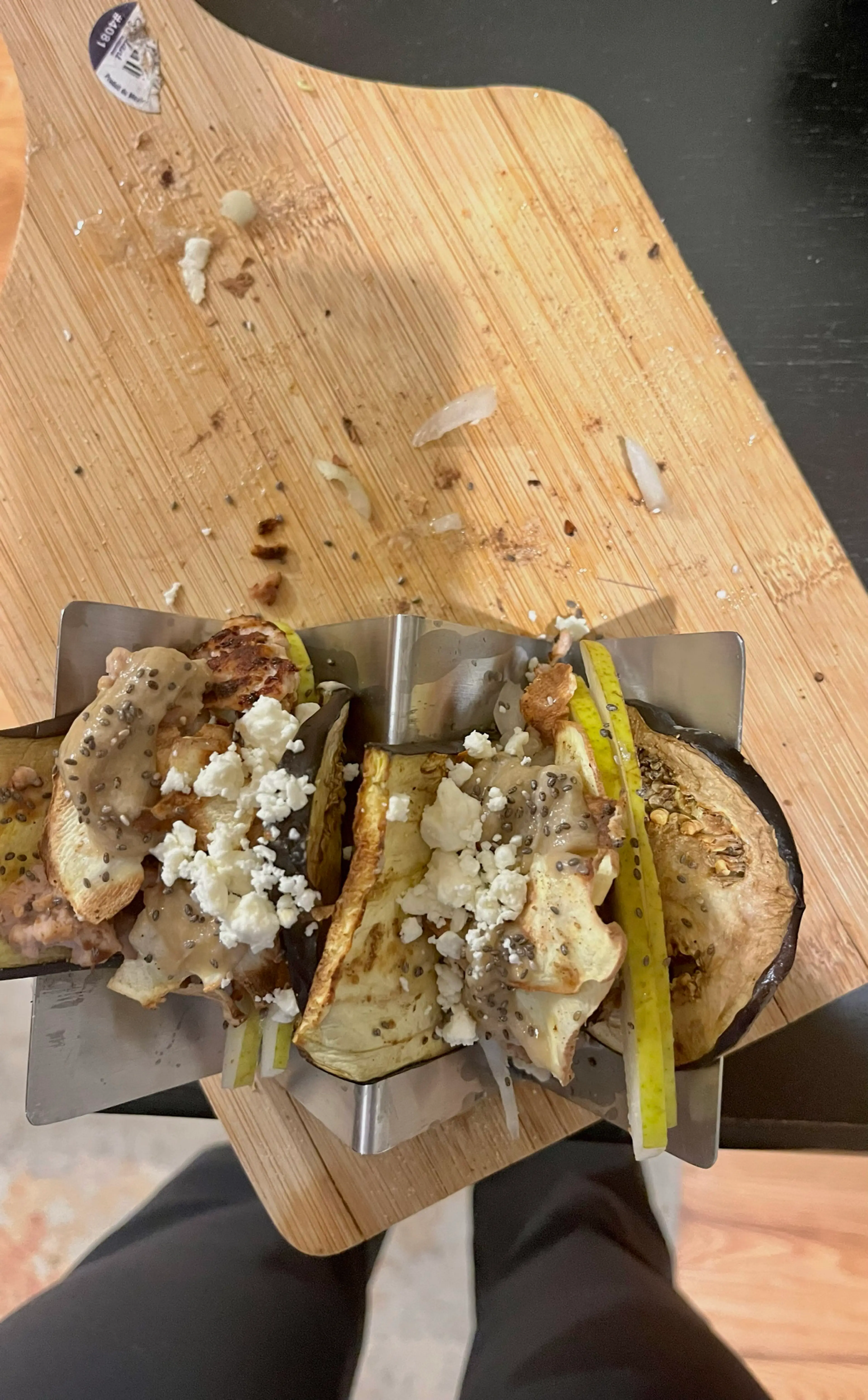 Egg Plant Tacos