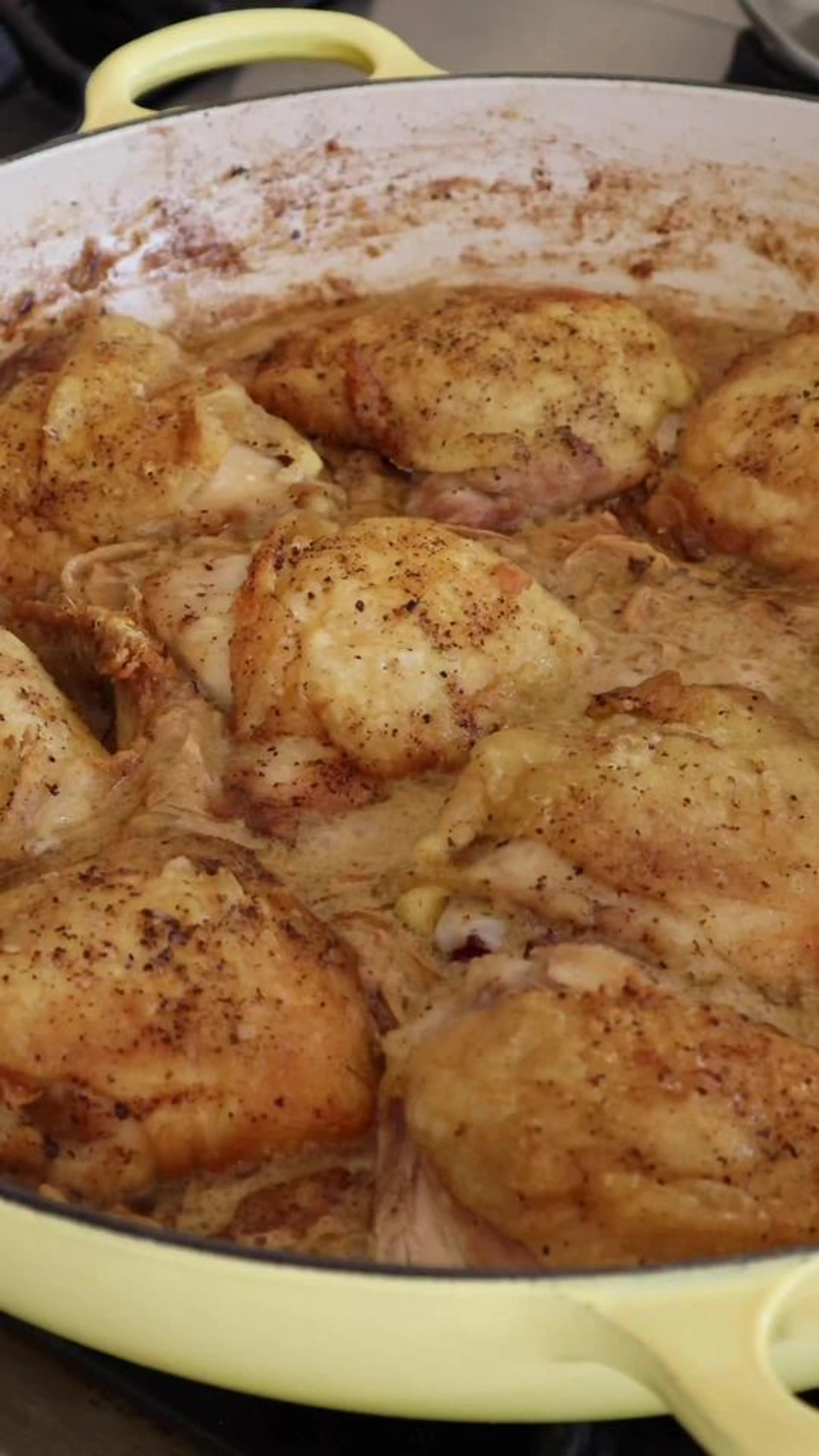 Chicken Thighs with Creamy Mustard Sauce Recipe by Ina Garte