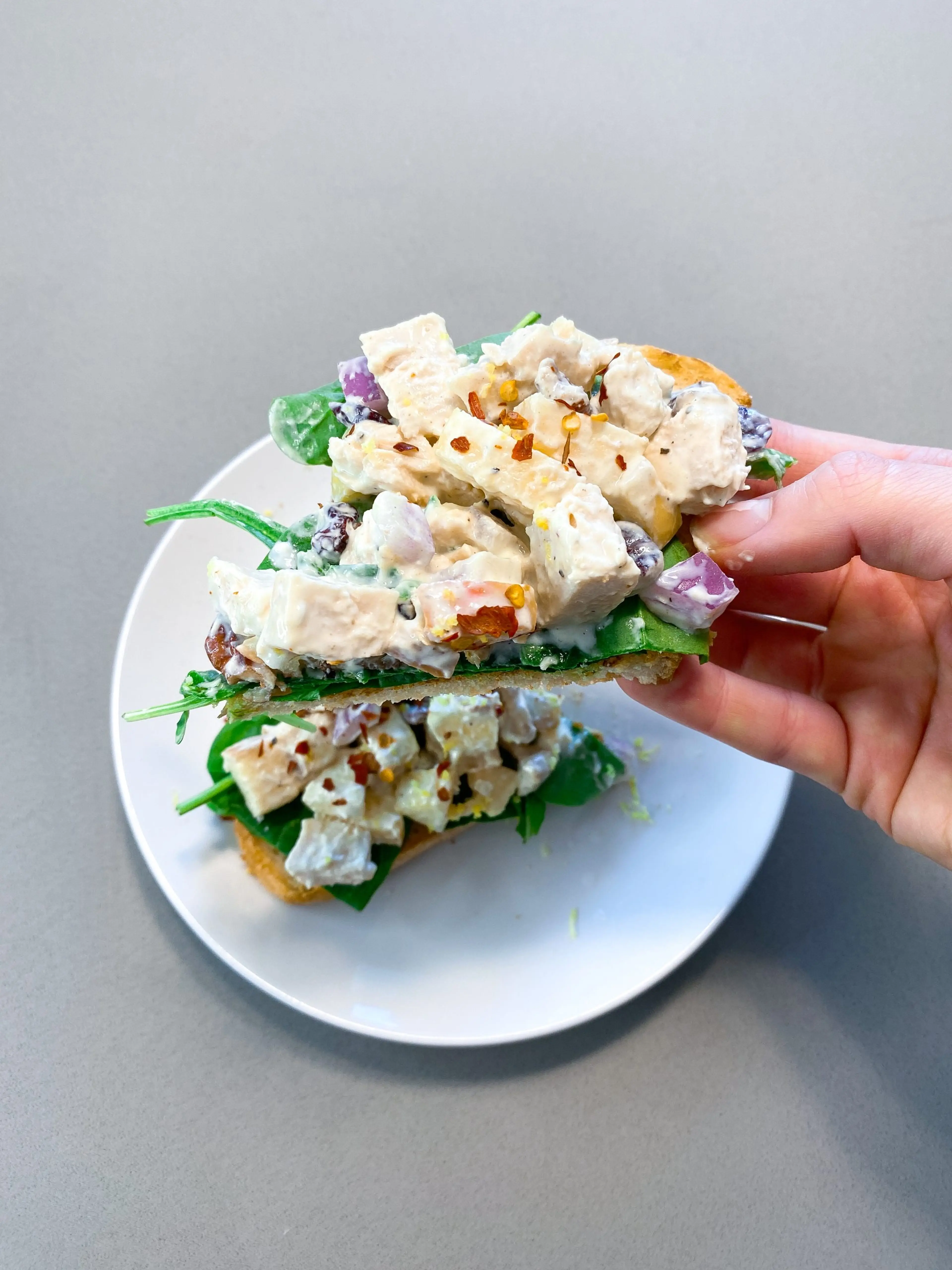 Apple Cranberry Chicken Salad