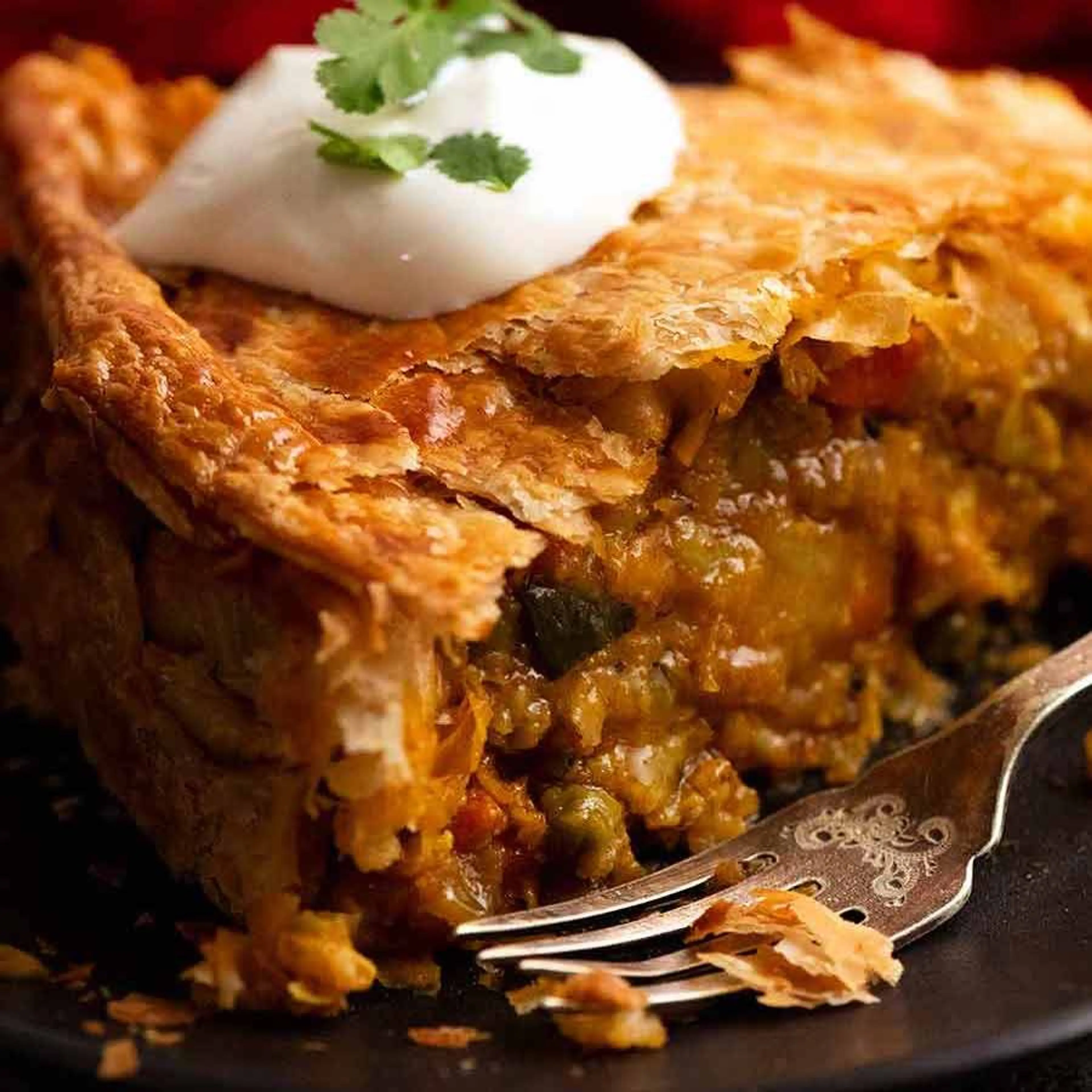 Vegetable Samosa Pie