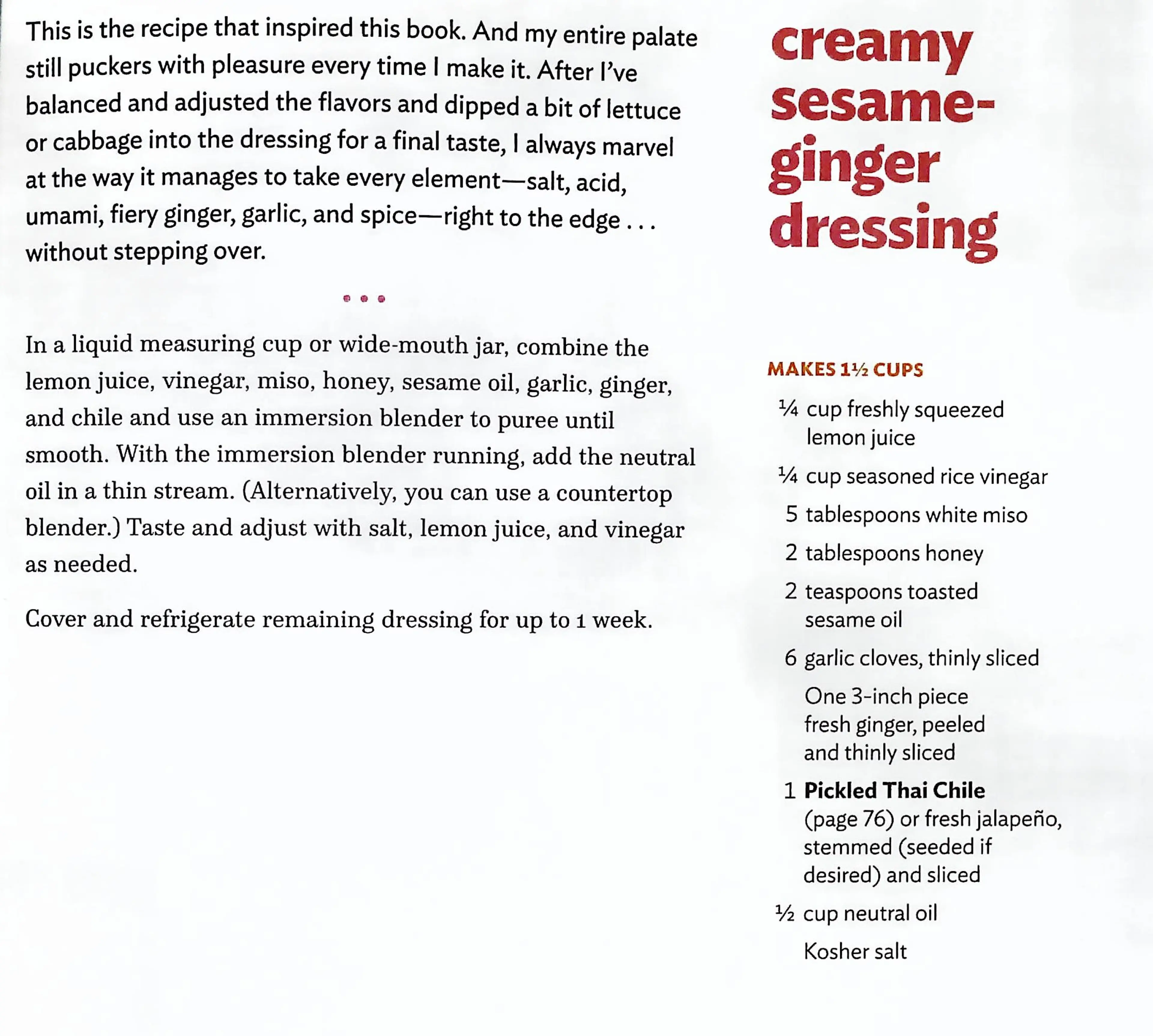 Sesame-Ginger Dressing