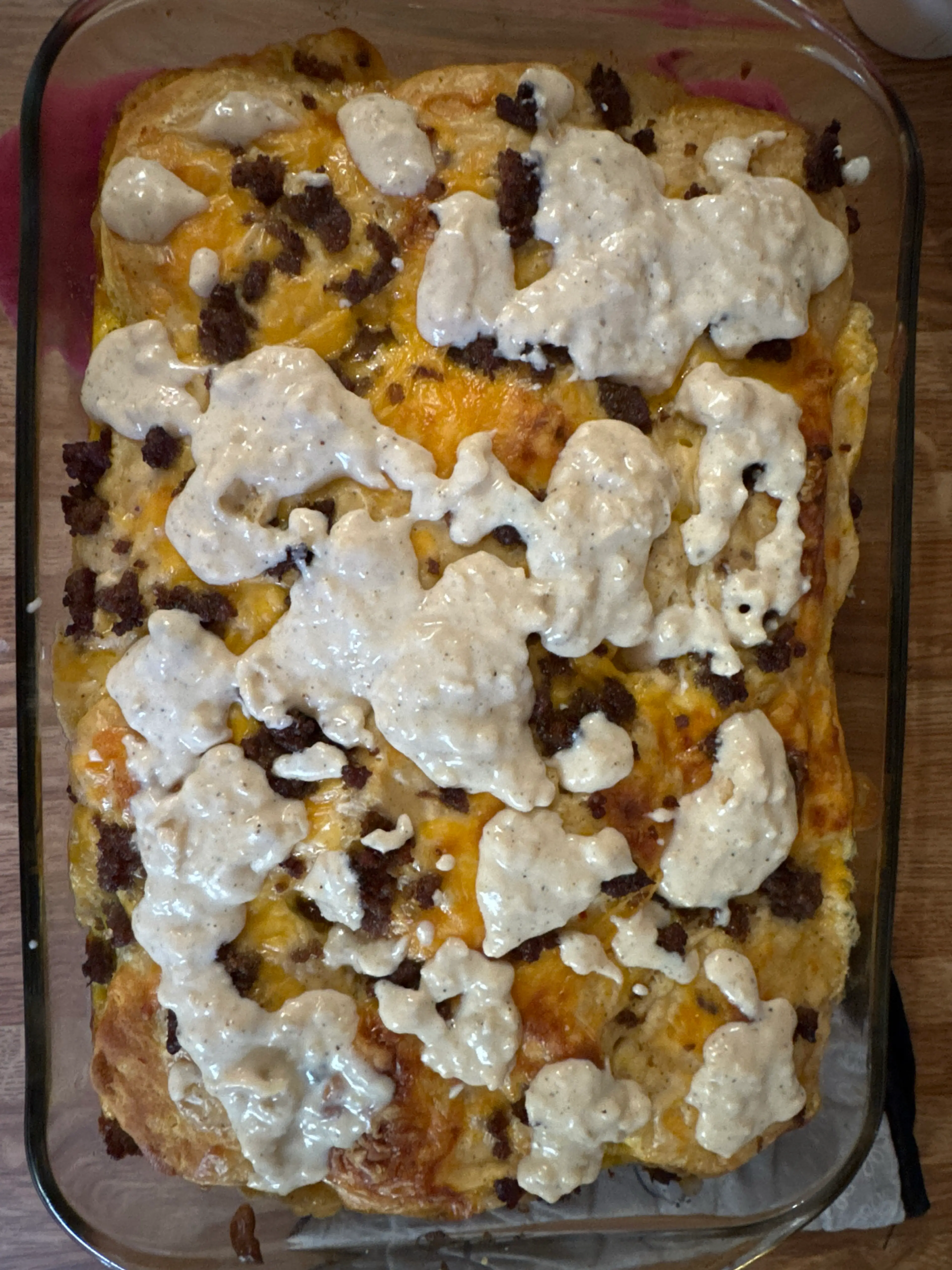 Biscuits and Gravy Casserole