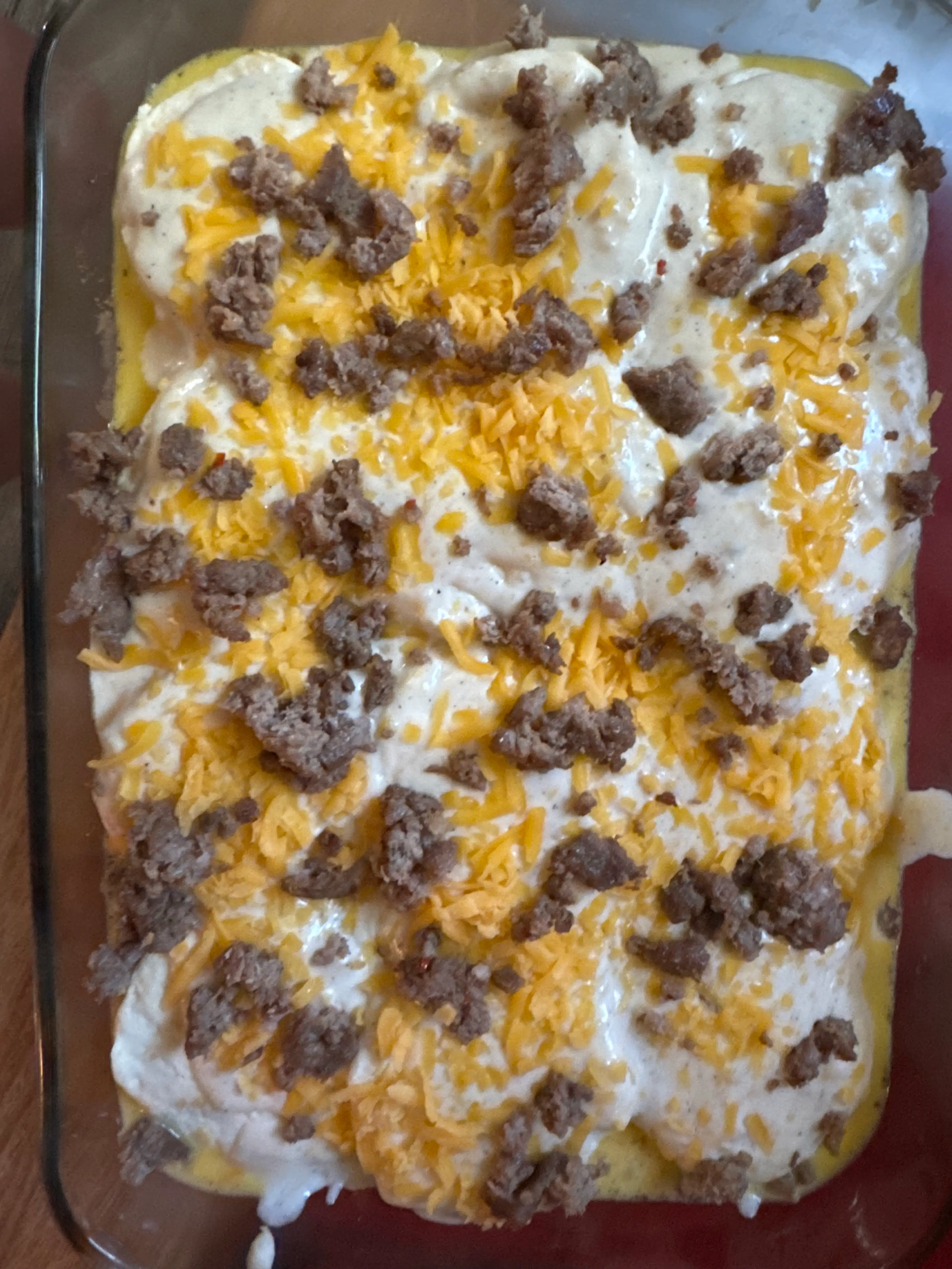 Biscuits and Gravy Casserole