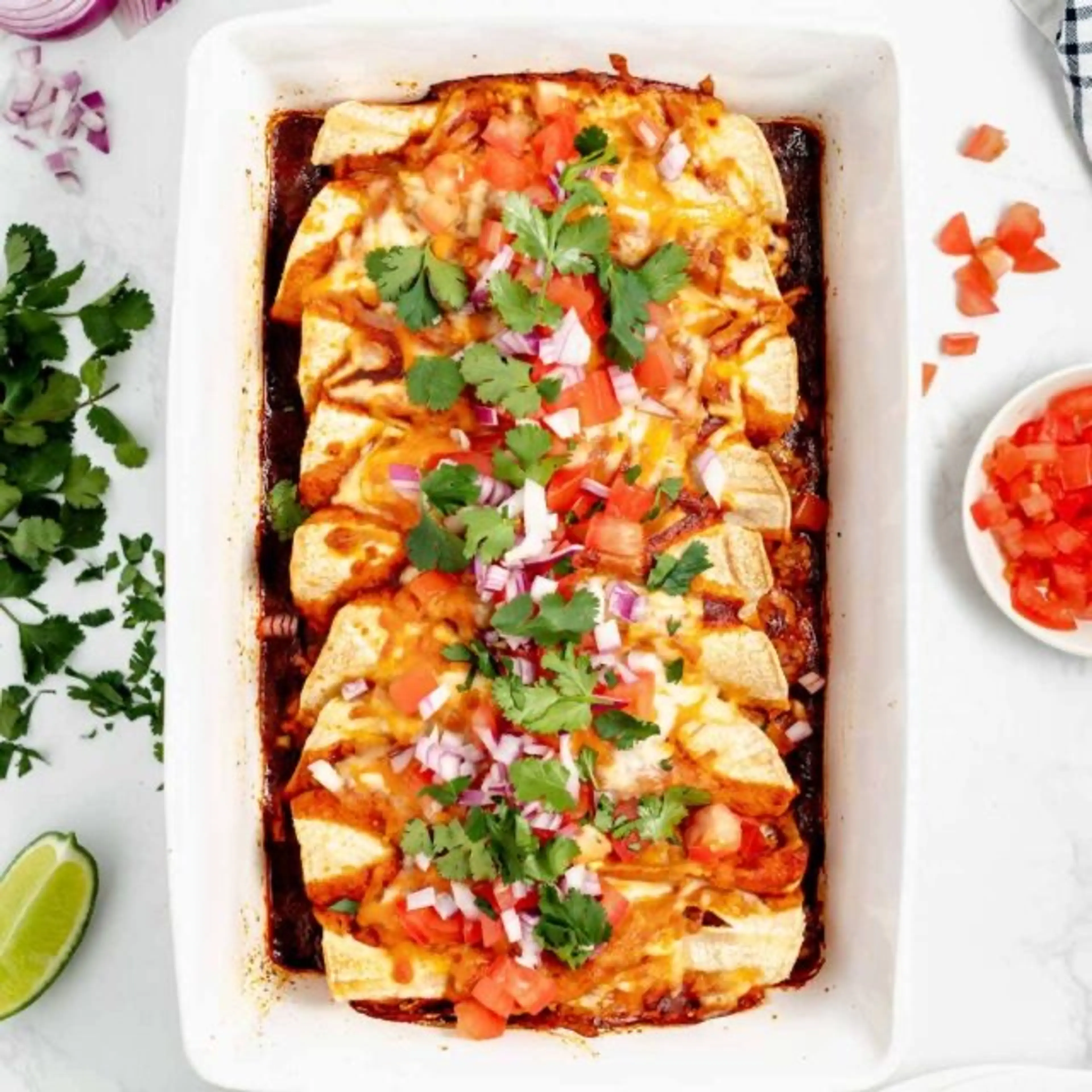 Ground Turkey Enchiladas