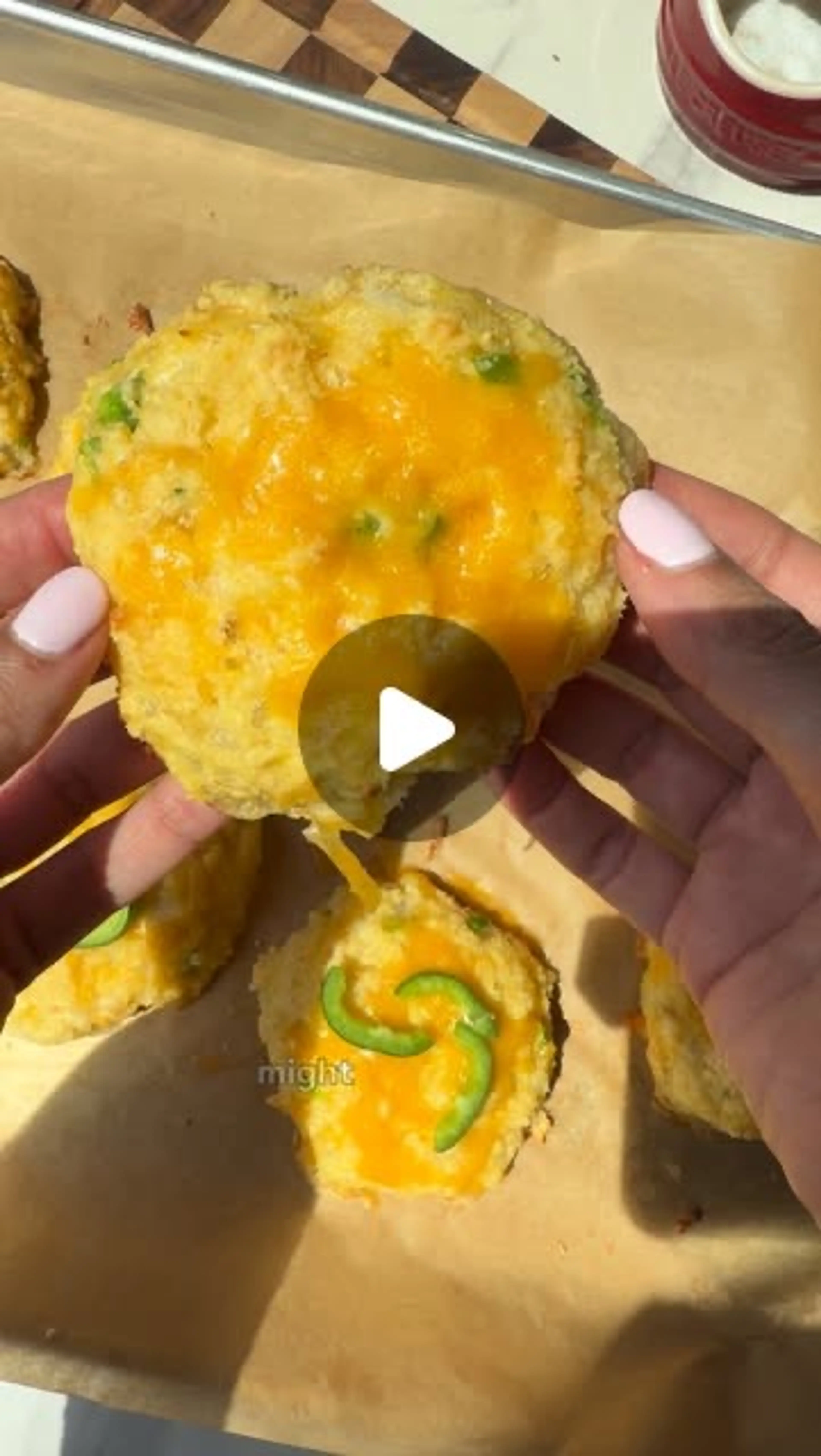 Jalapeño Cheddar Protein Biscuits