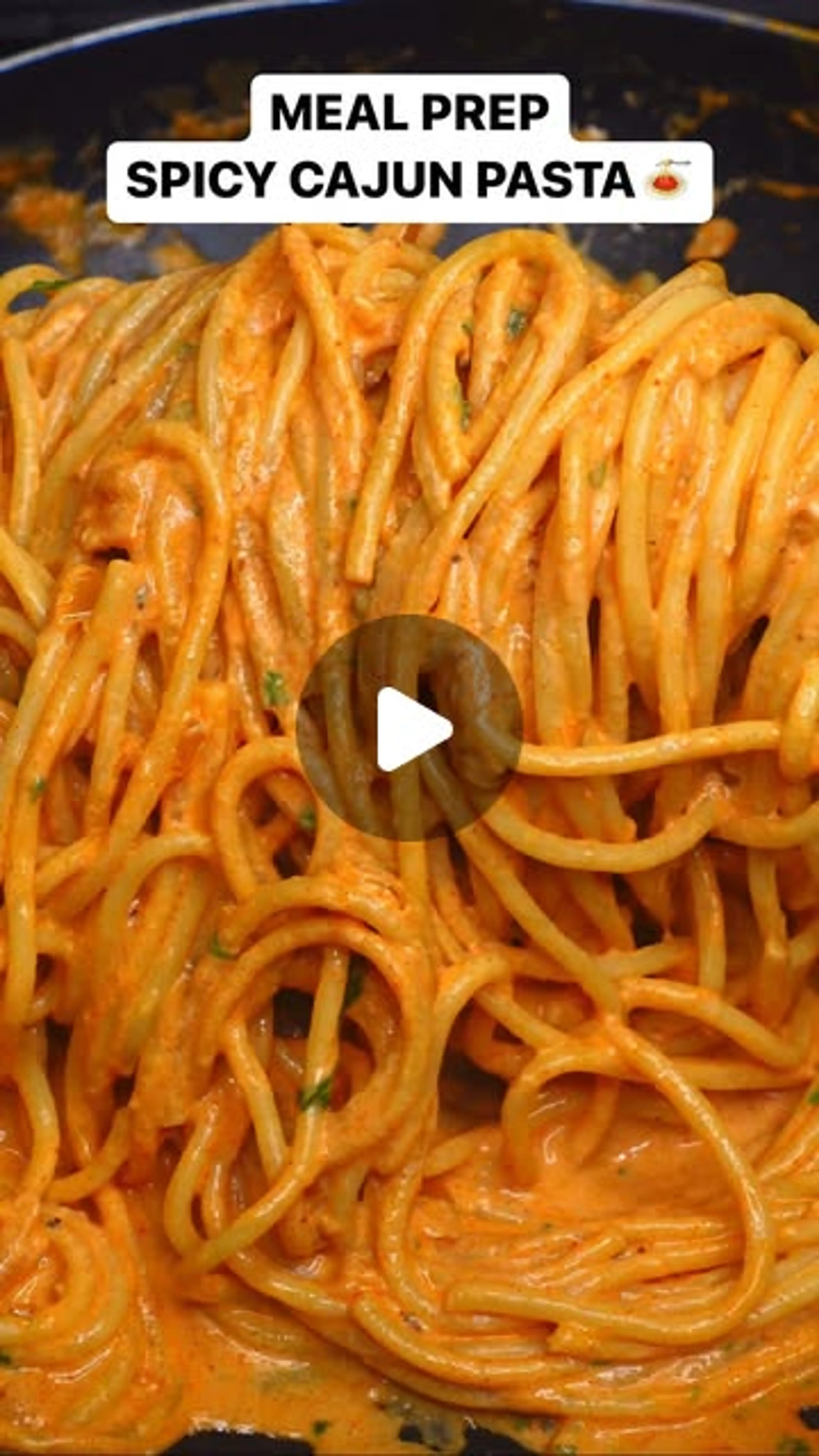 High Protein Meal Prep Creamy Spicy Cajun Chicken Pasta