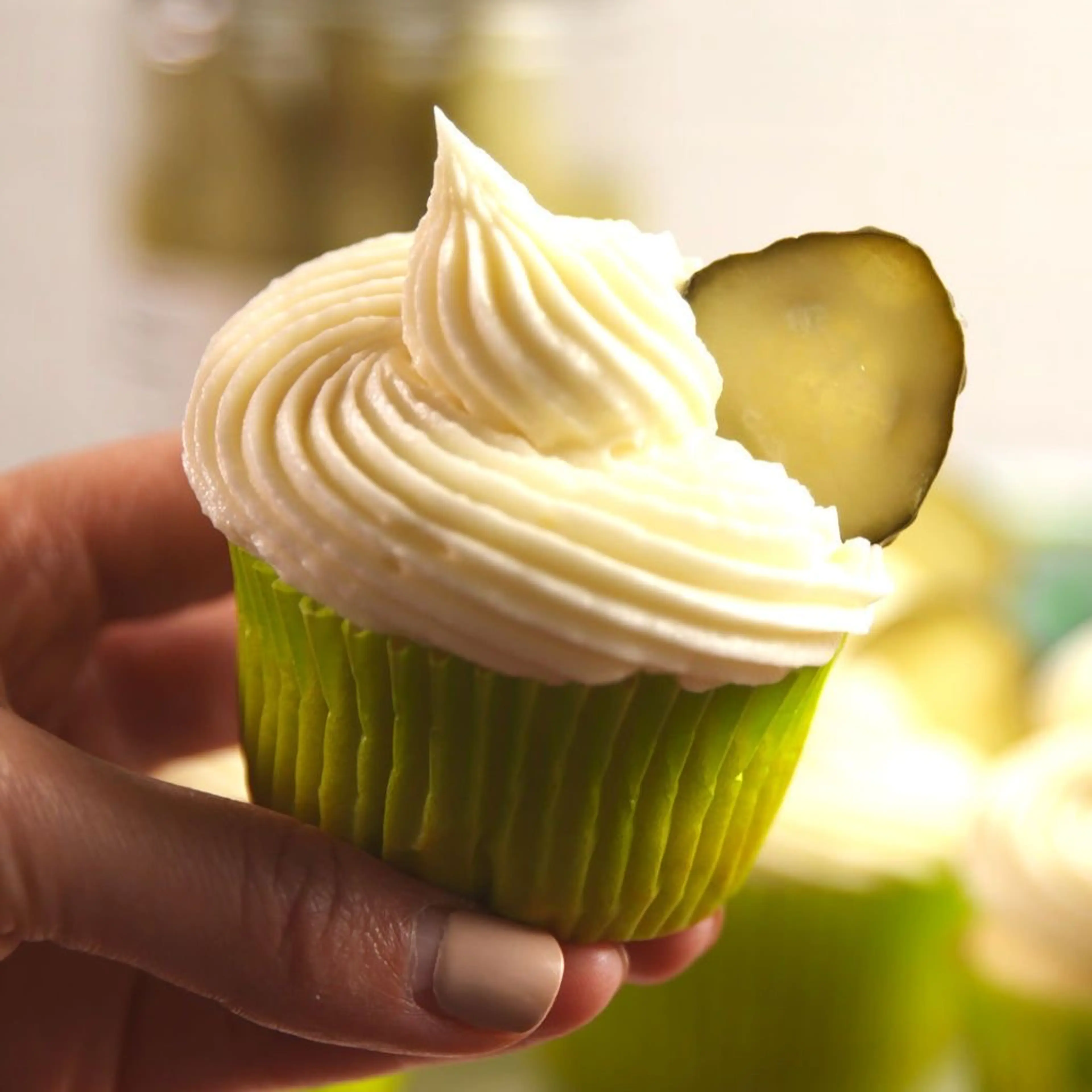 Pickle Cupcakes
