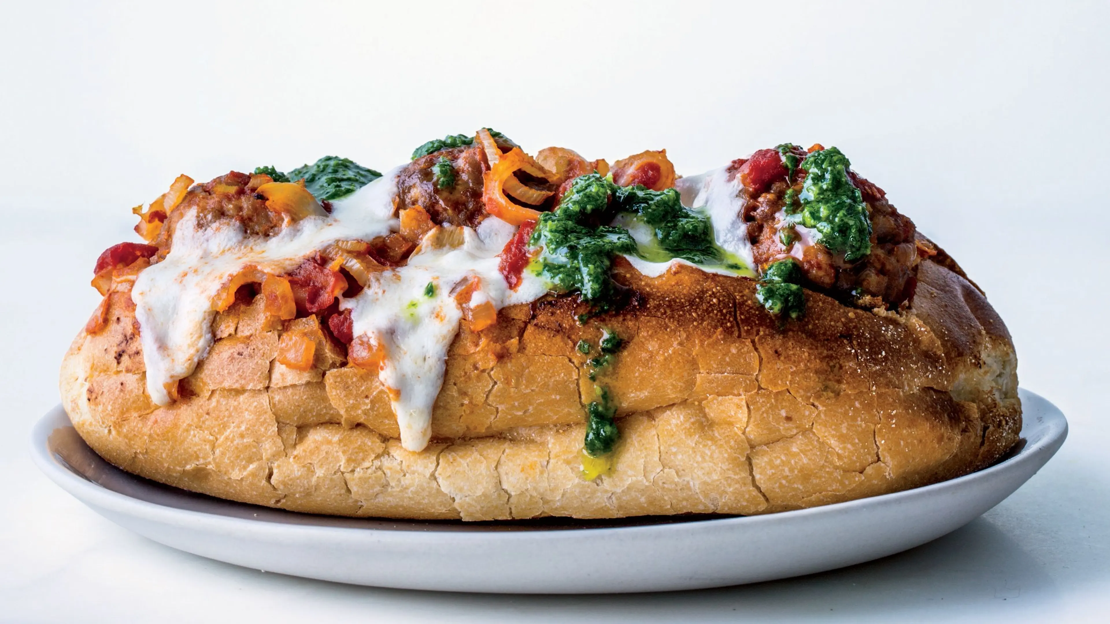 Sausage Meatball Sandwiches