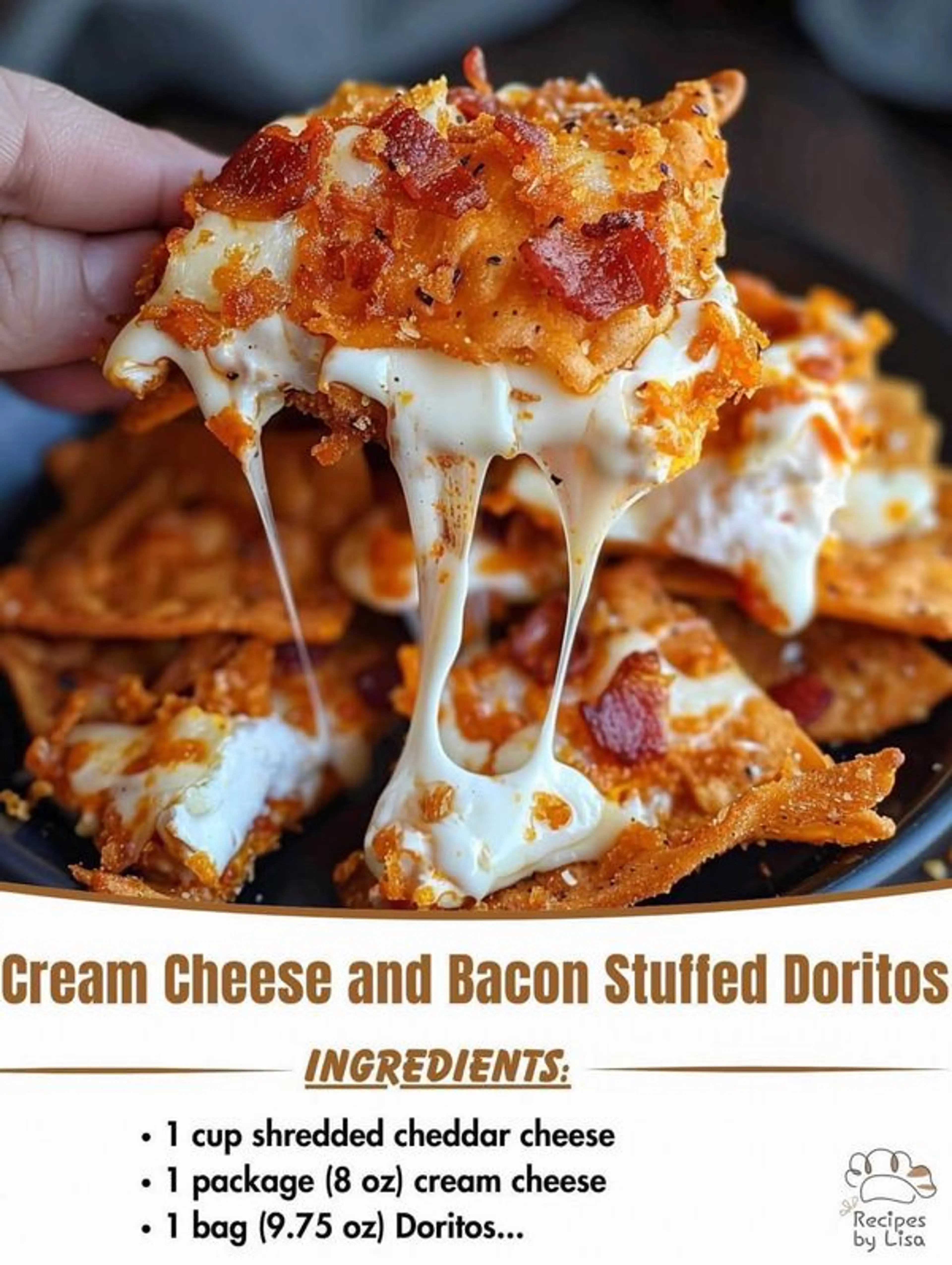 Cream Cheese and Bacon Stuffed Doritos Recipe