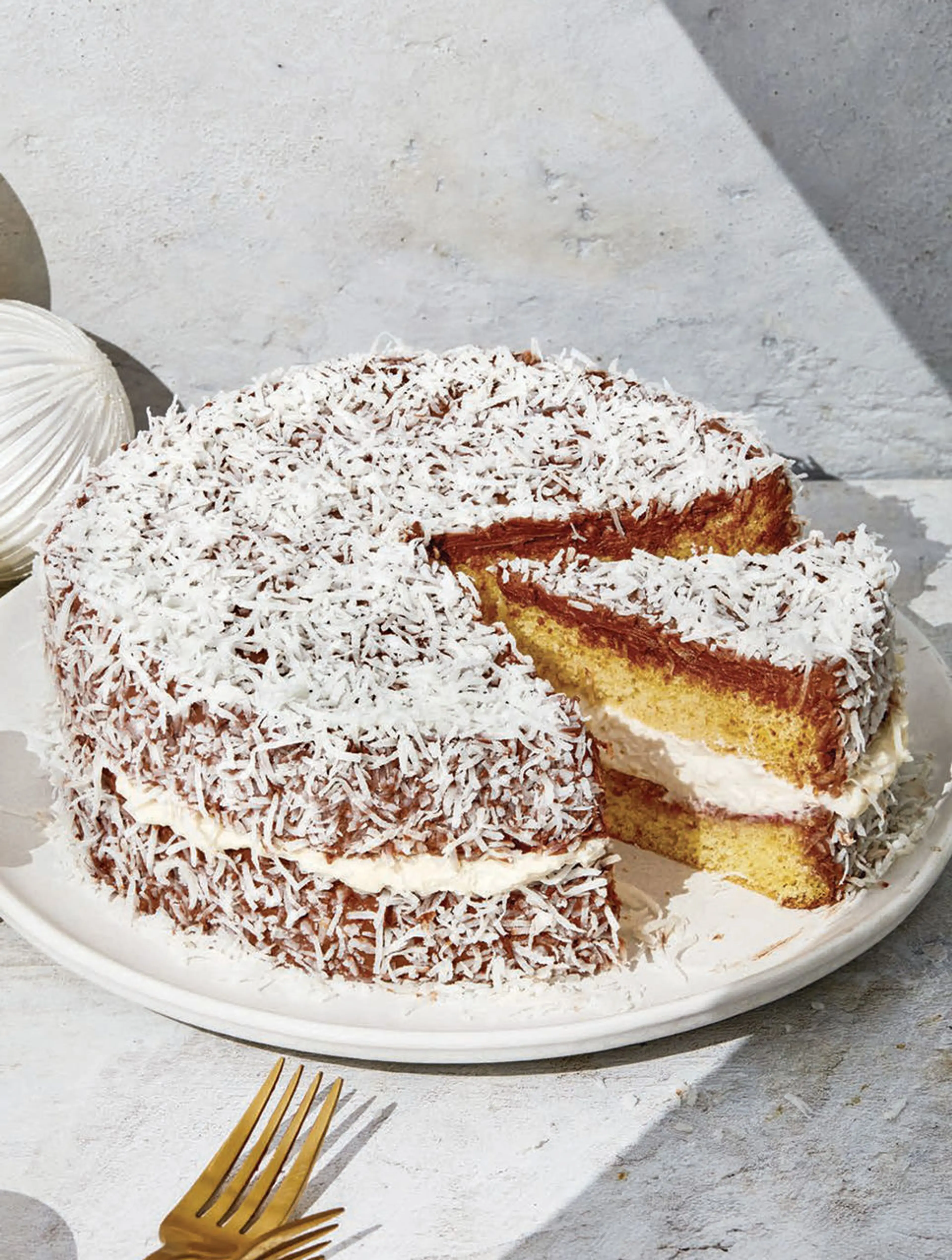 Coconut Lamington Cake