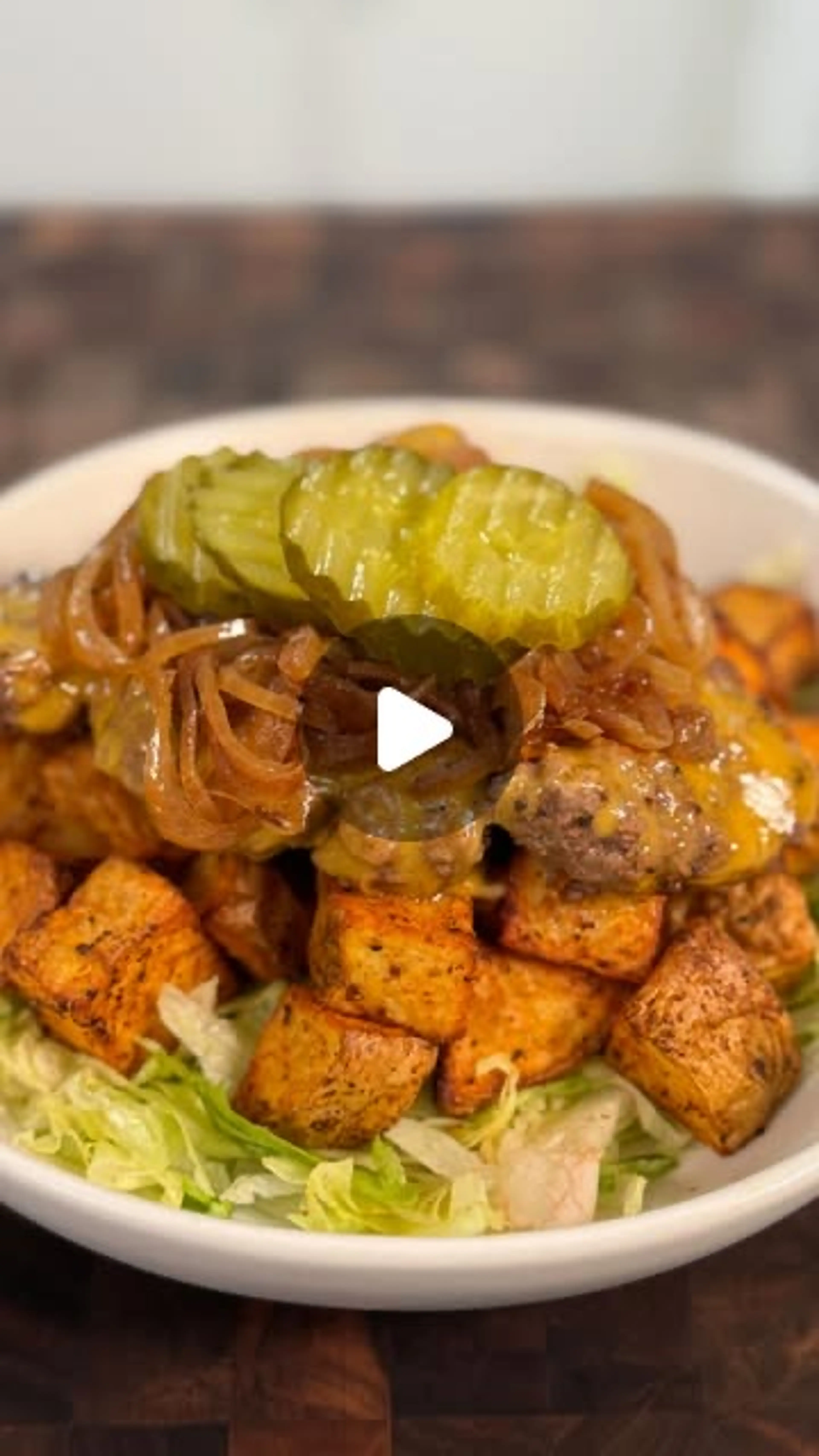 Animal-style Burger Bowls