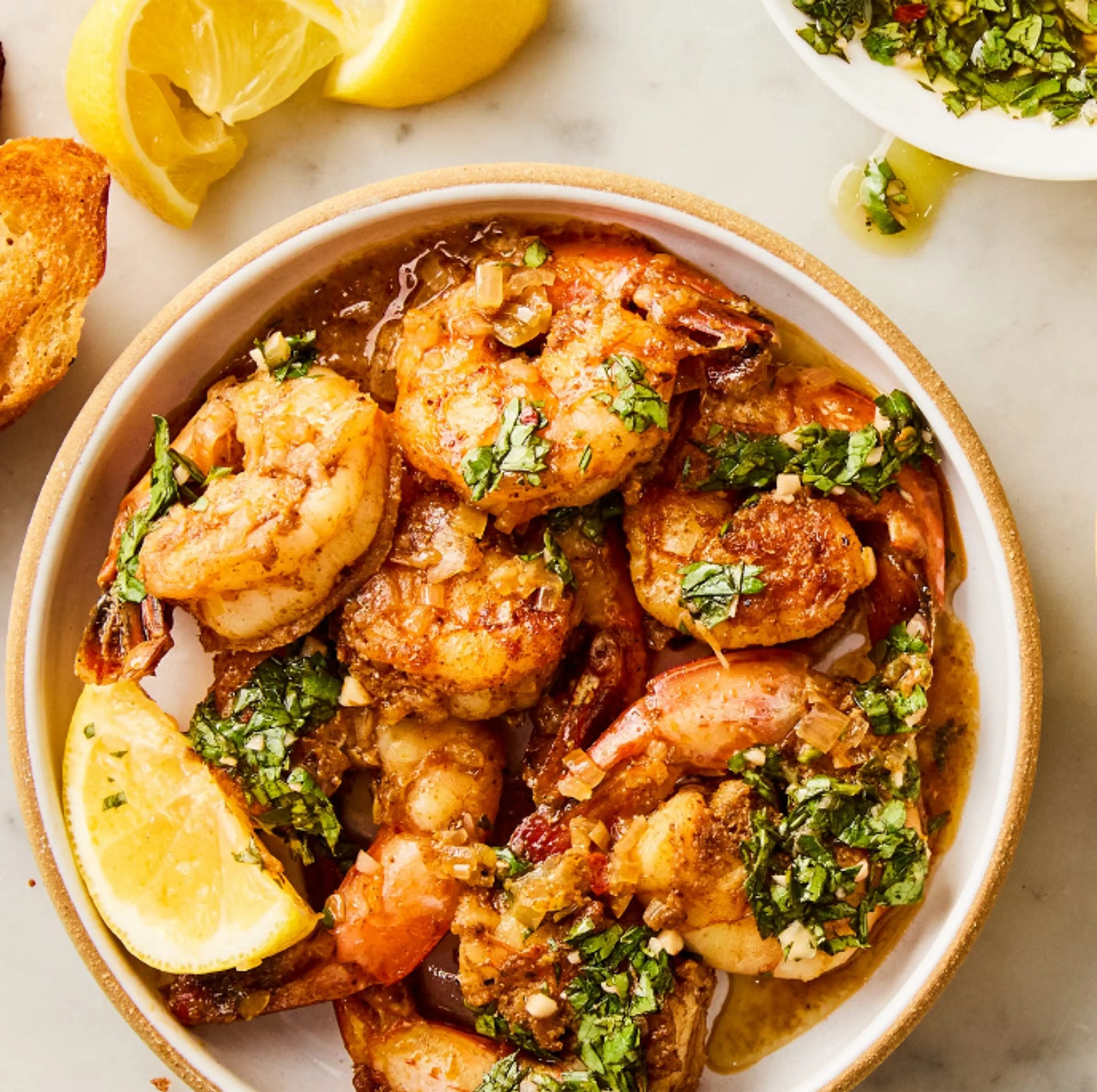 One-Pan Chimichurri Shrimp