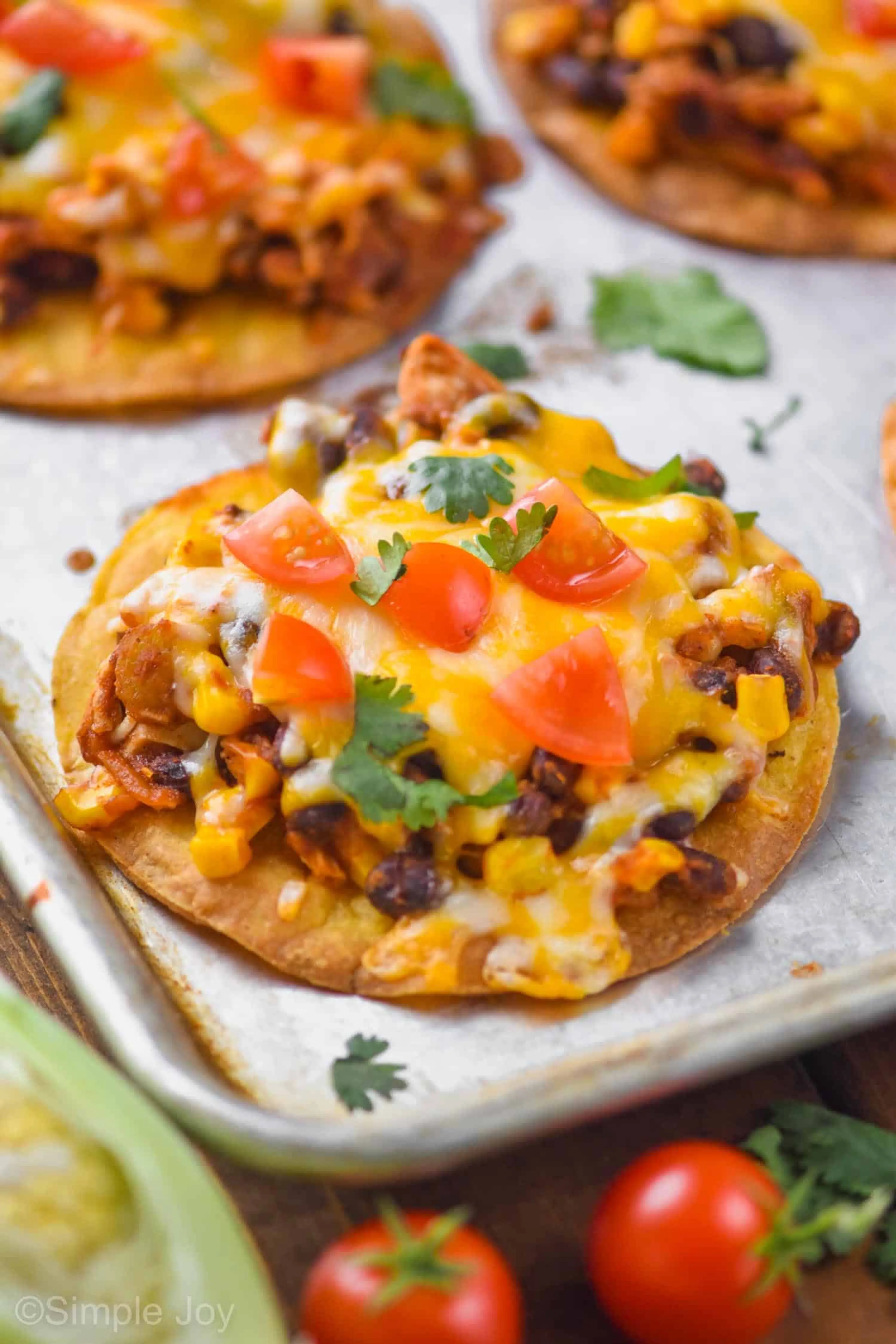 Easy Chicken Tostadas