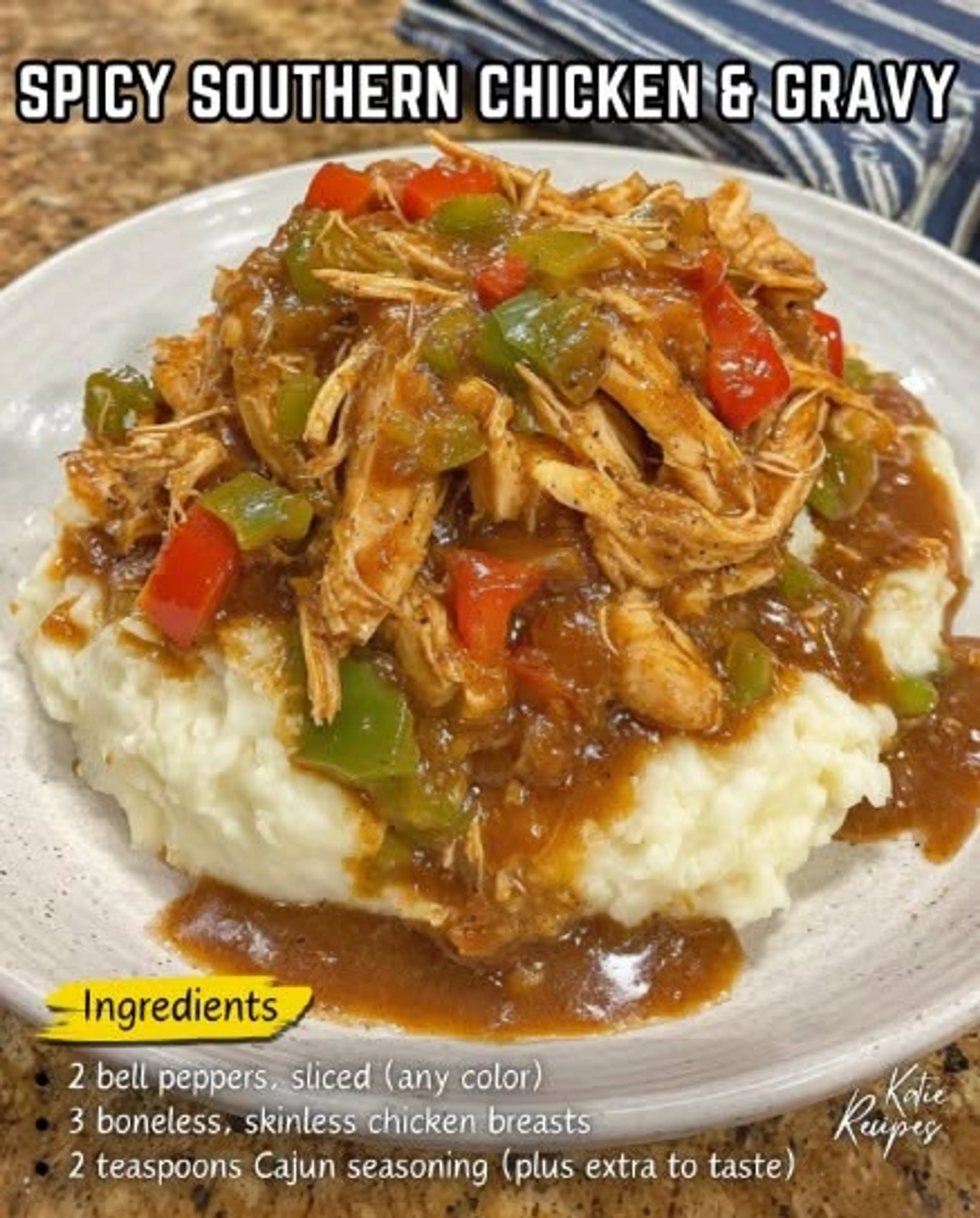 Spicy Southern Chicken & Gravy