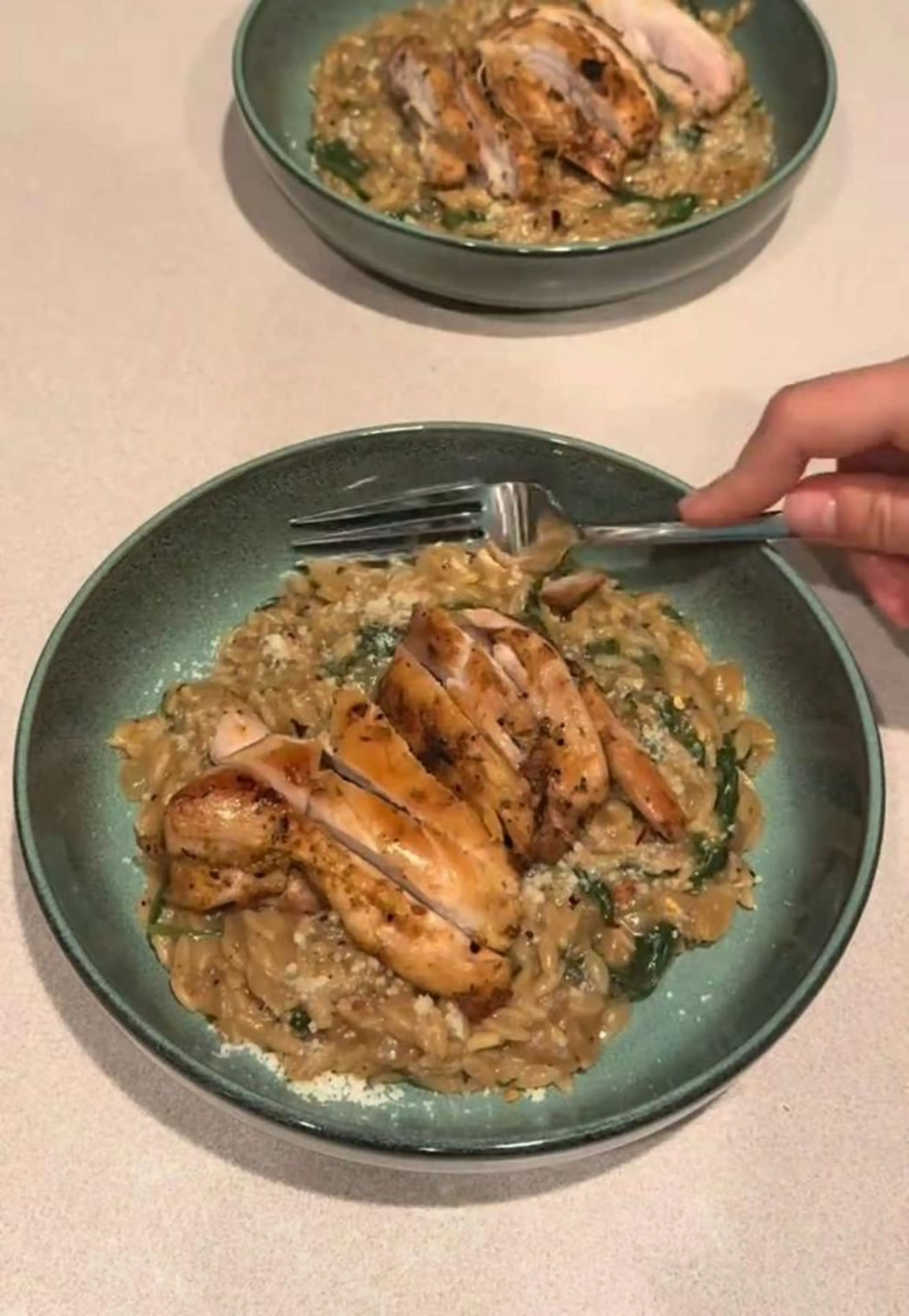 Creamy Chicken Orzo
