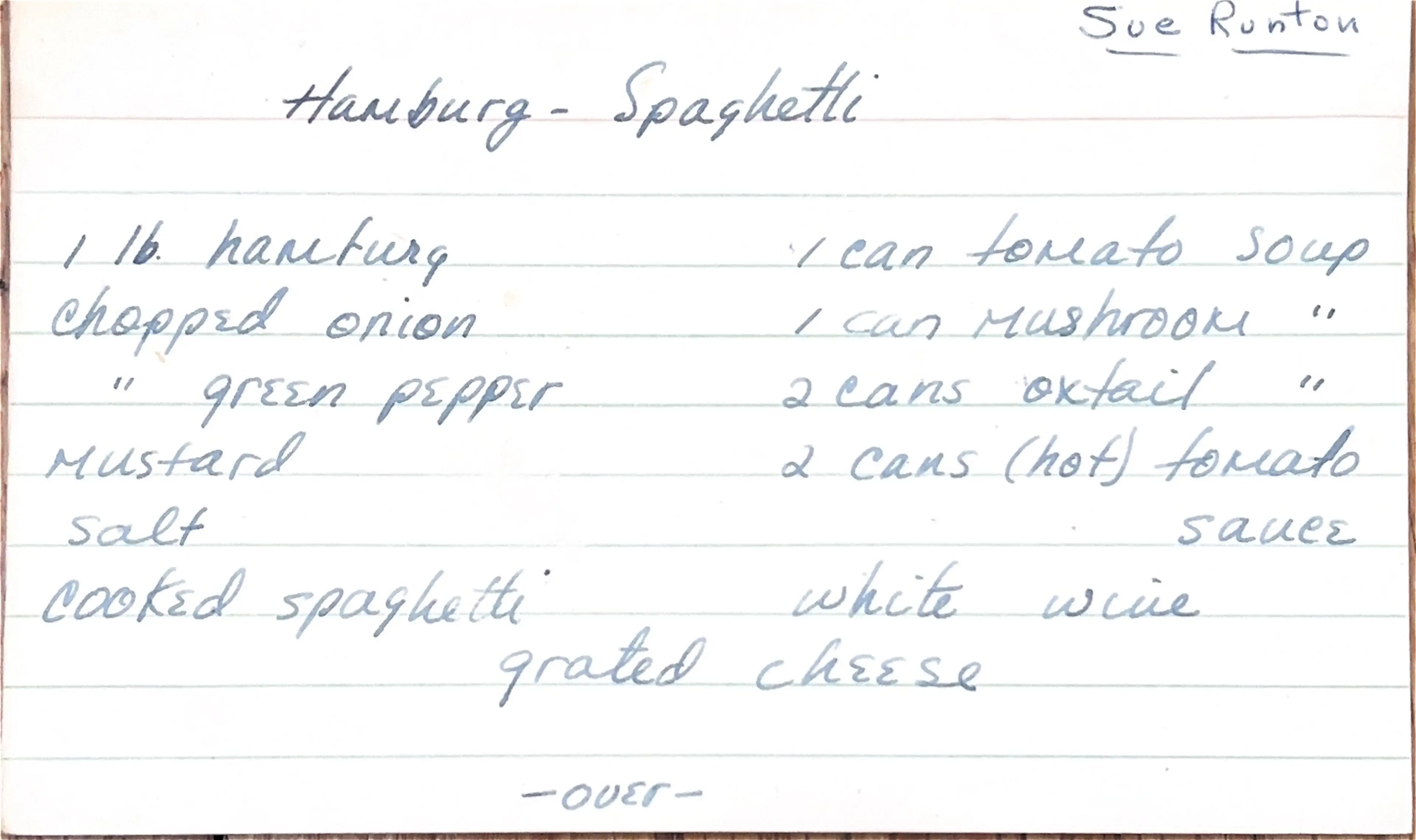 Hamburg Spaghetti