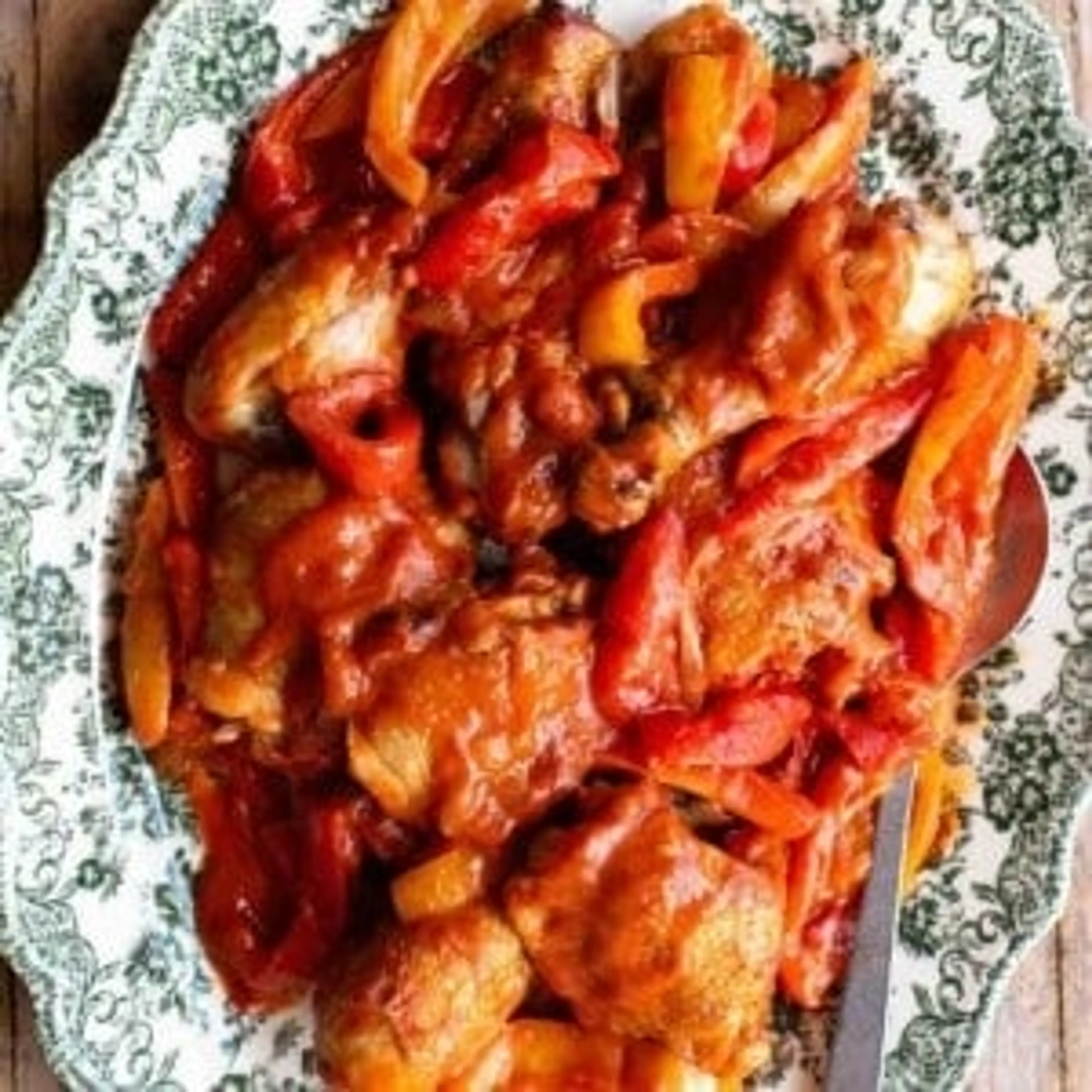 Pollo ai Peperoni alla Romana