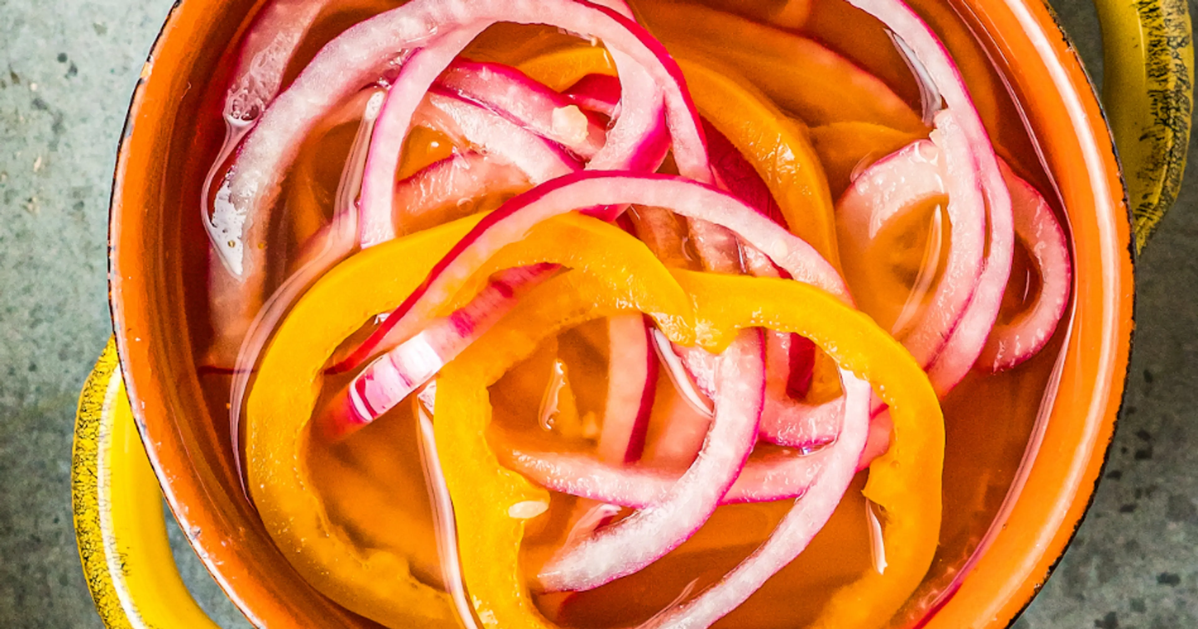 Pickled Red Onions with Habaneros (Curtido)