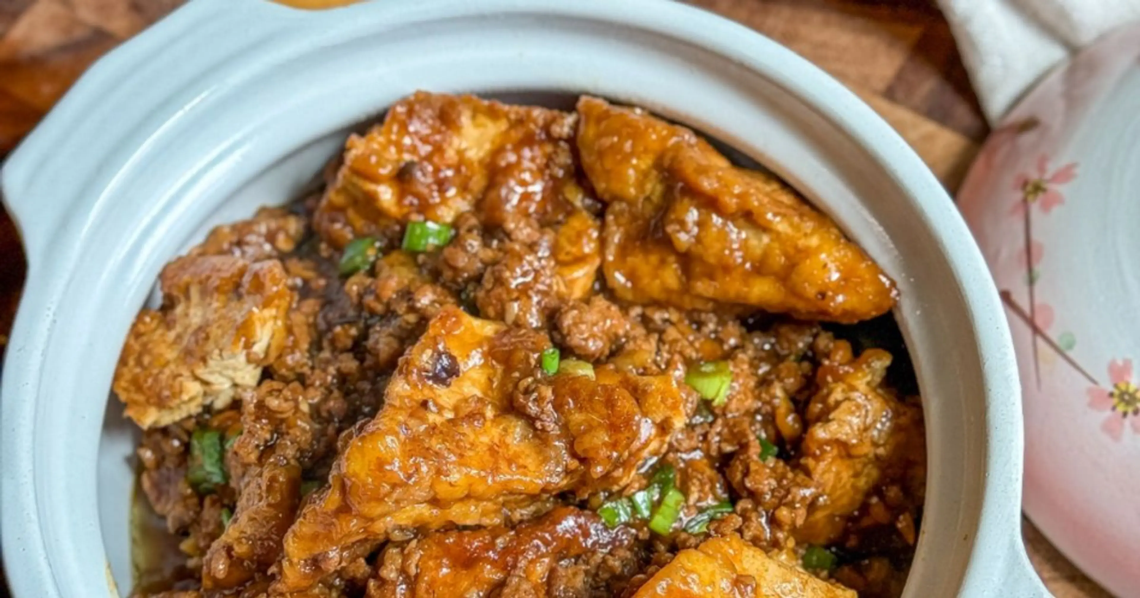 Chinese Braised Tofu and Pork