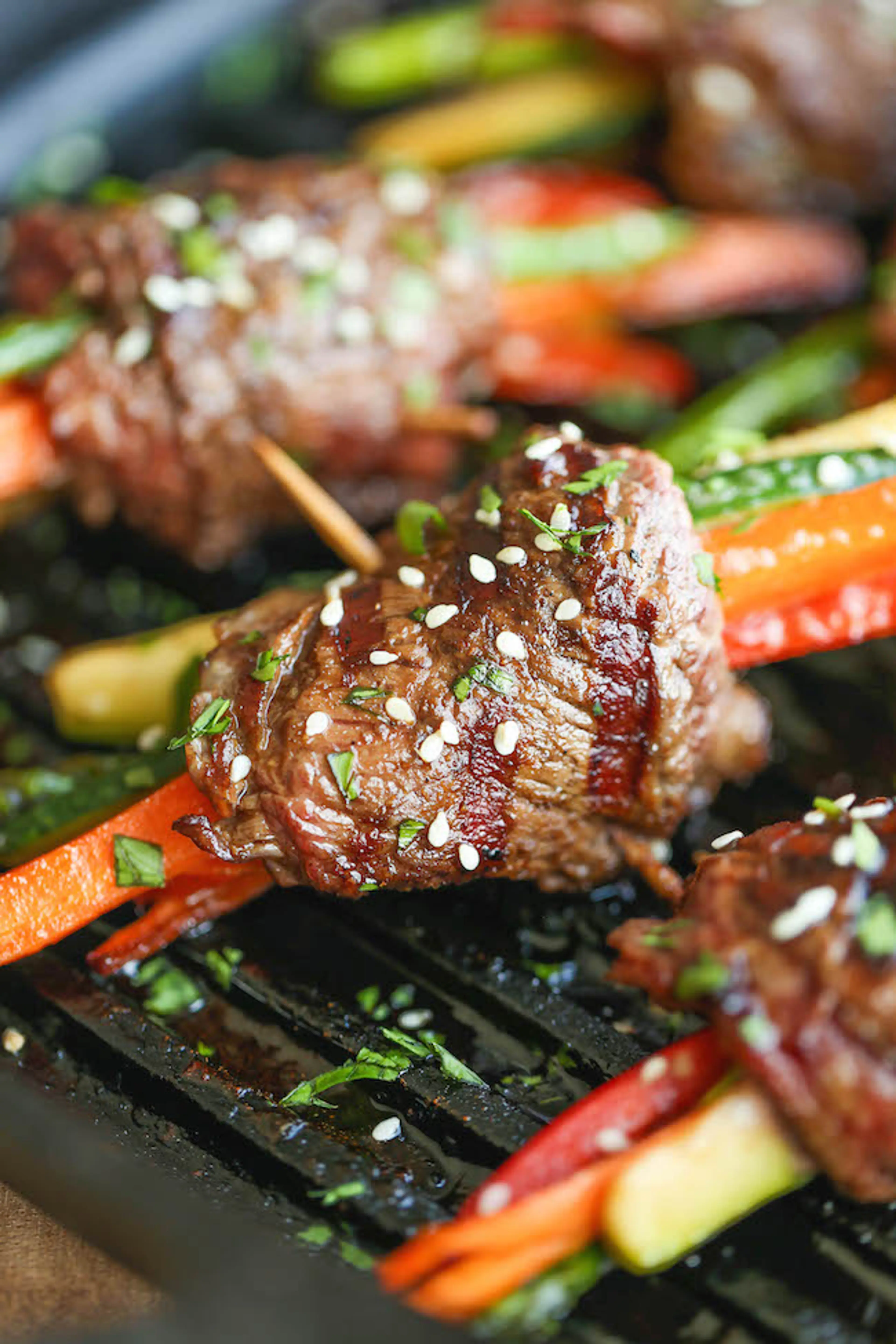 Asian Steak Roll Ups