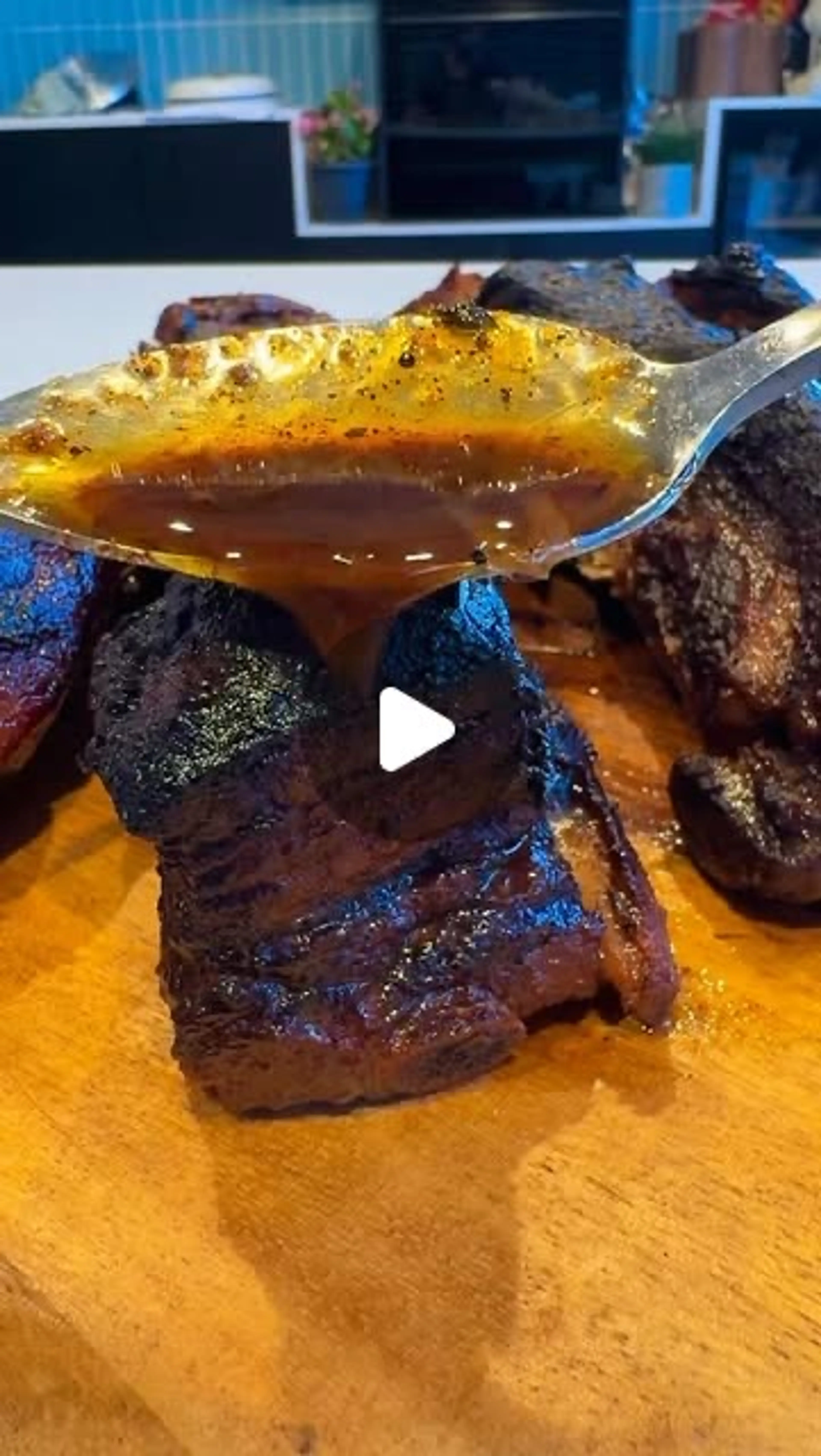 Oven-baked Pork Ribs with Honey, Balsamic, and Smoked Paprik