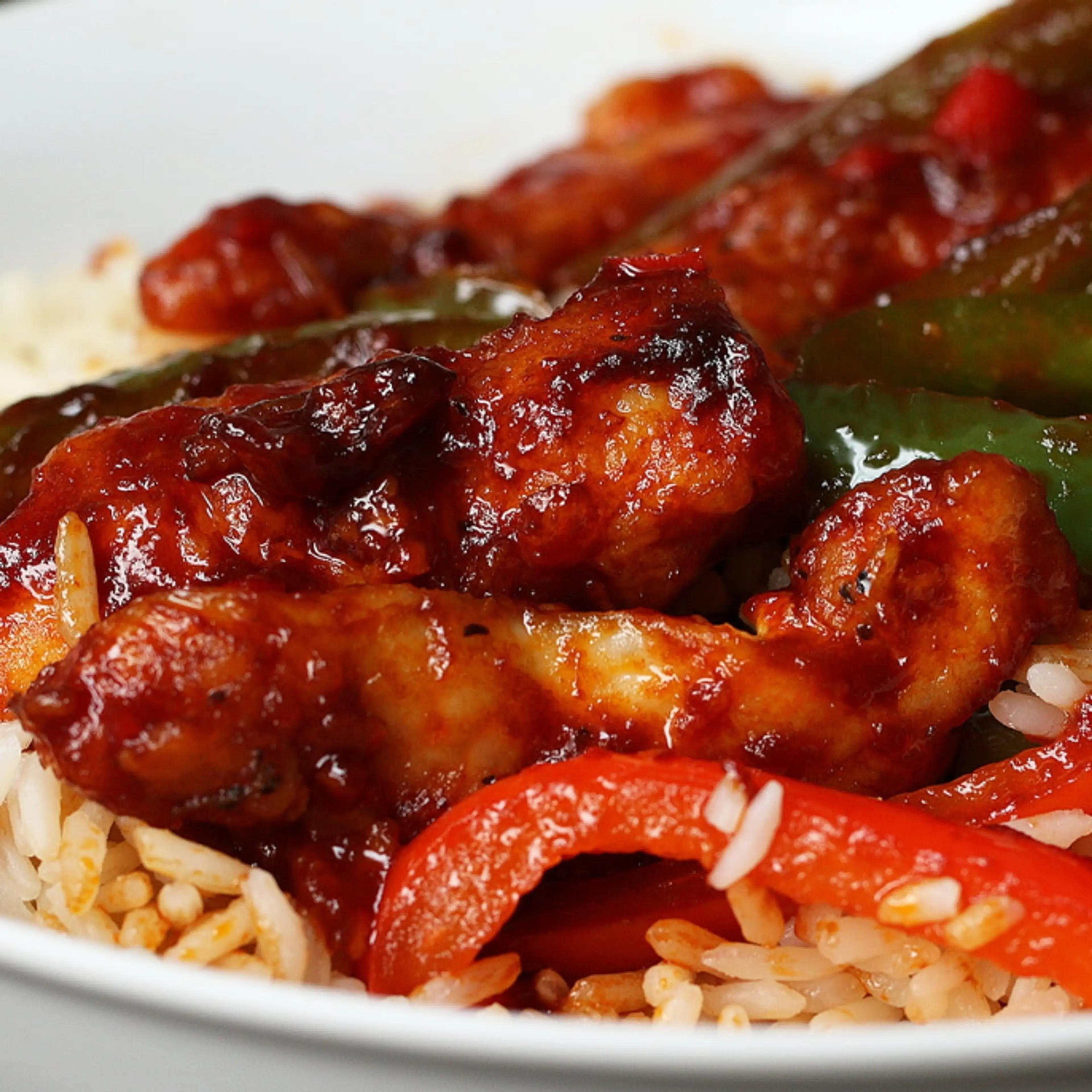 Simple chilli chicken