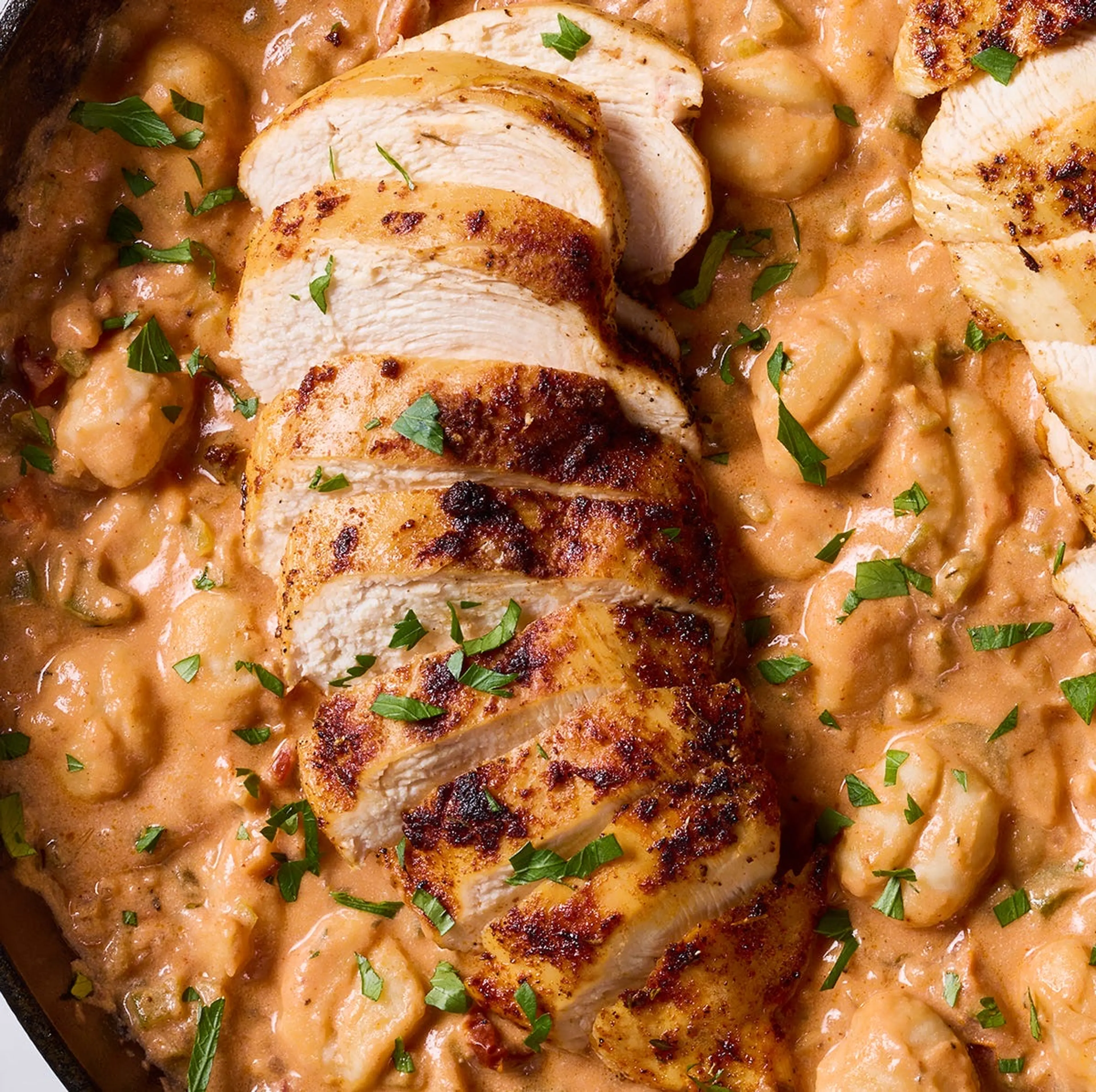 Cajun-Spiced Chicken & Gnocchi