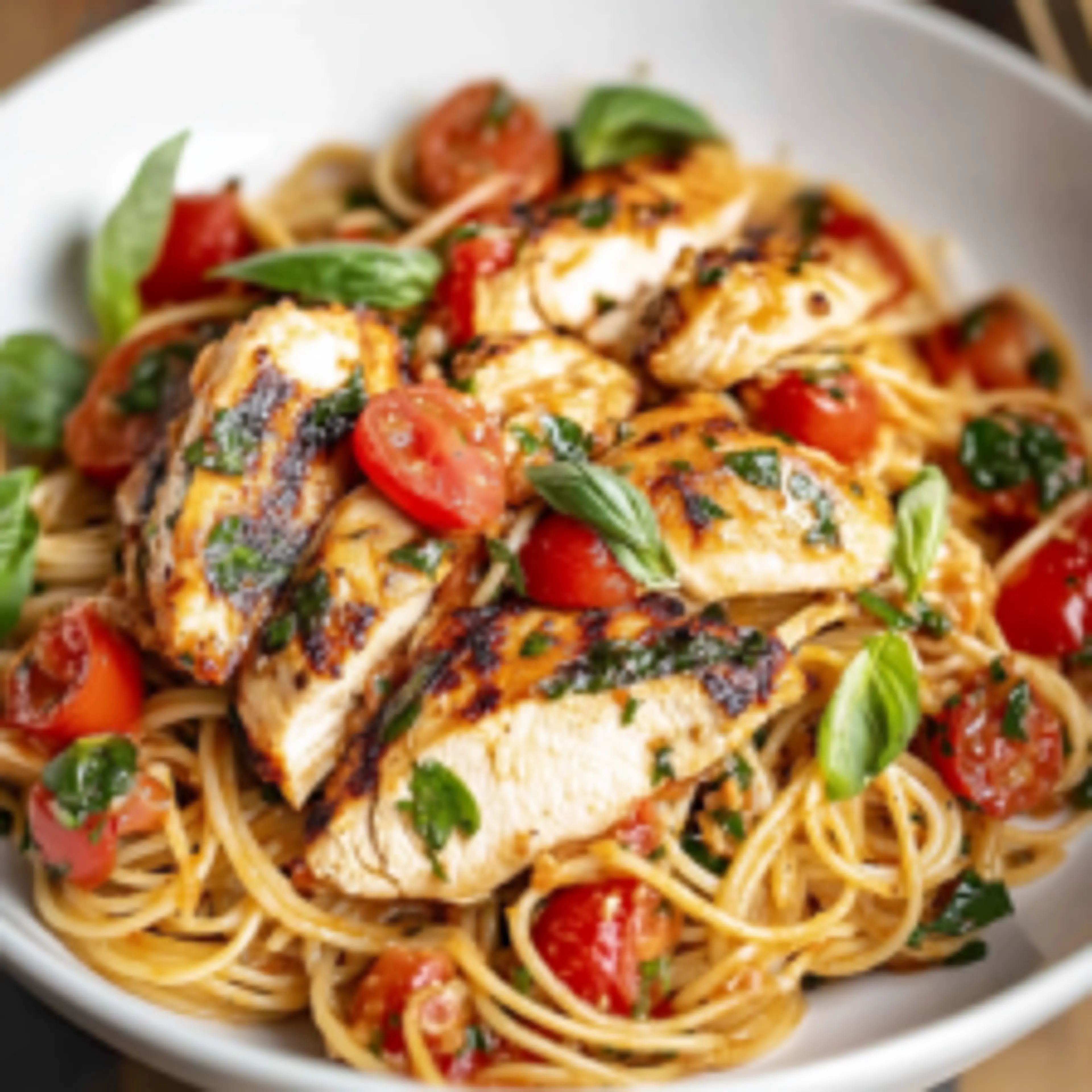Delicious Bruschetta Chicken Pasta Recipe