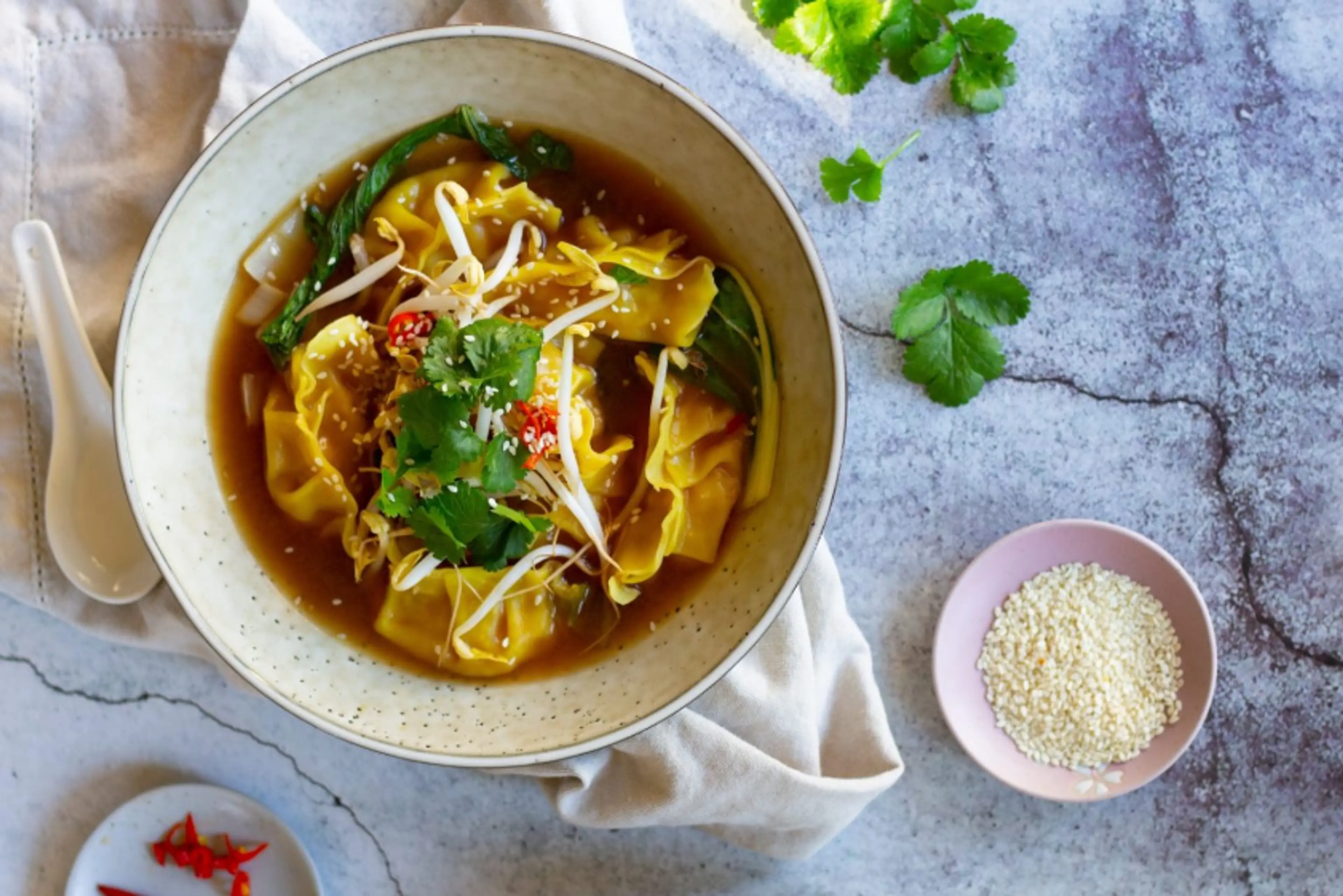 Quick Dumpling Soup