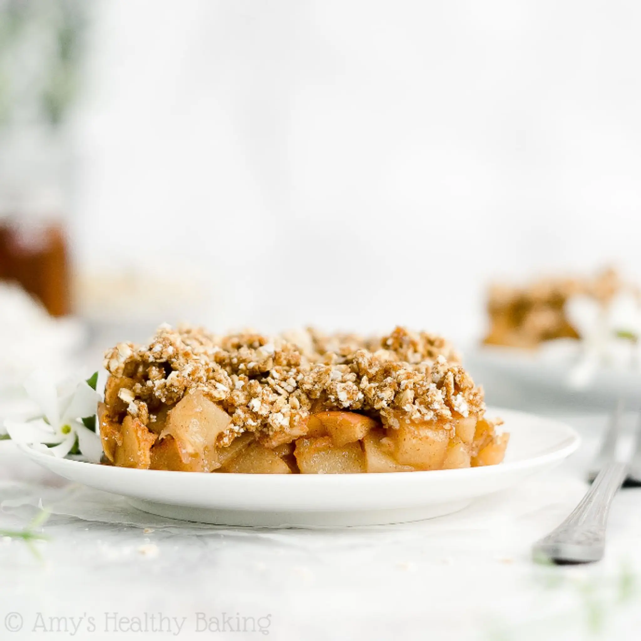 The Ultimate Healthy Apple Crisp {Small Batch}