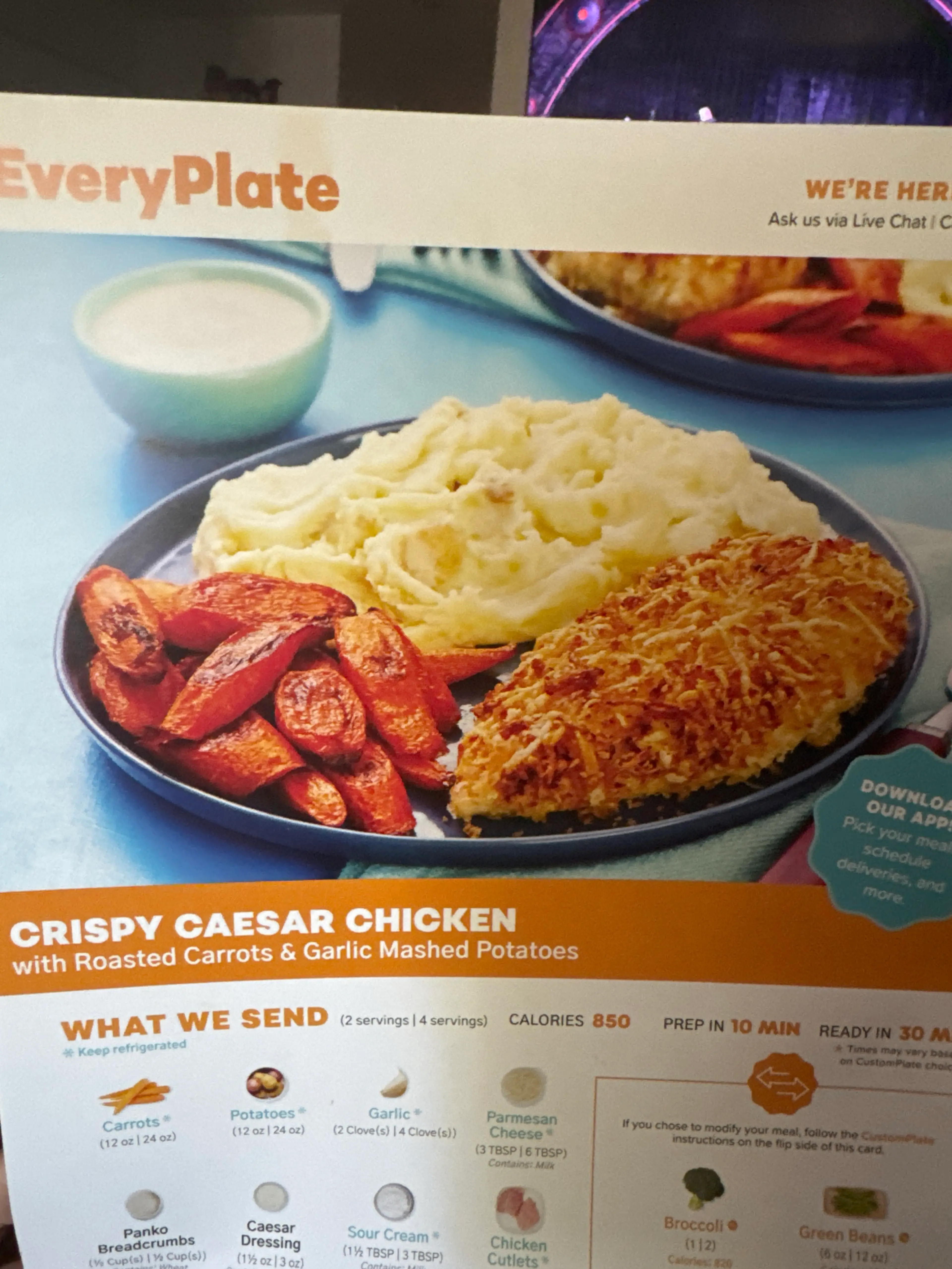 Crispy Caesar Chicken