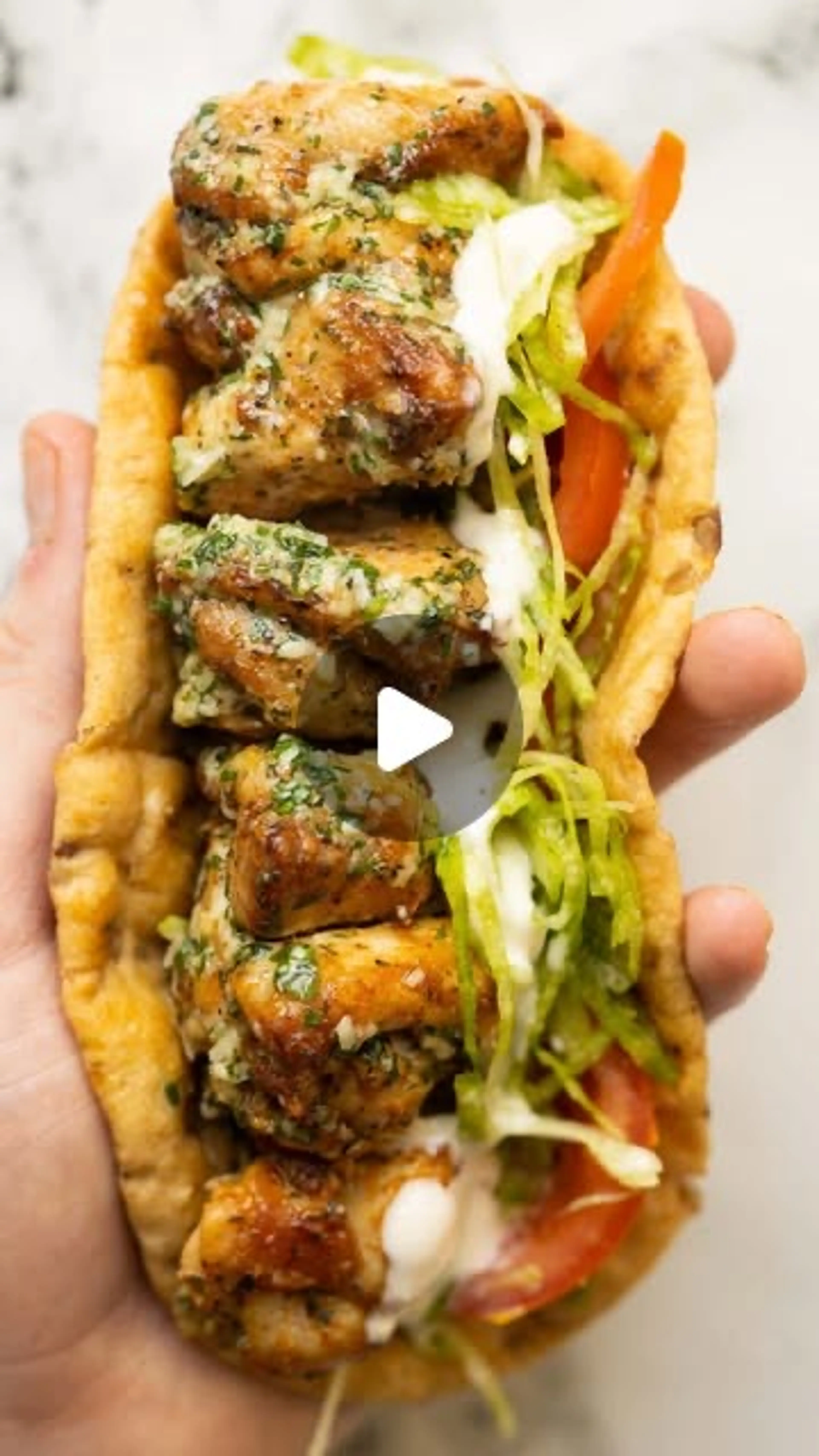 Garlic Parmesan Chicken Skewers