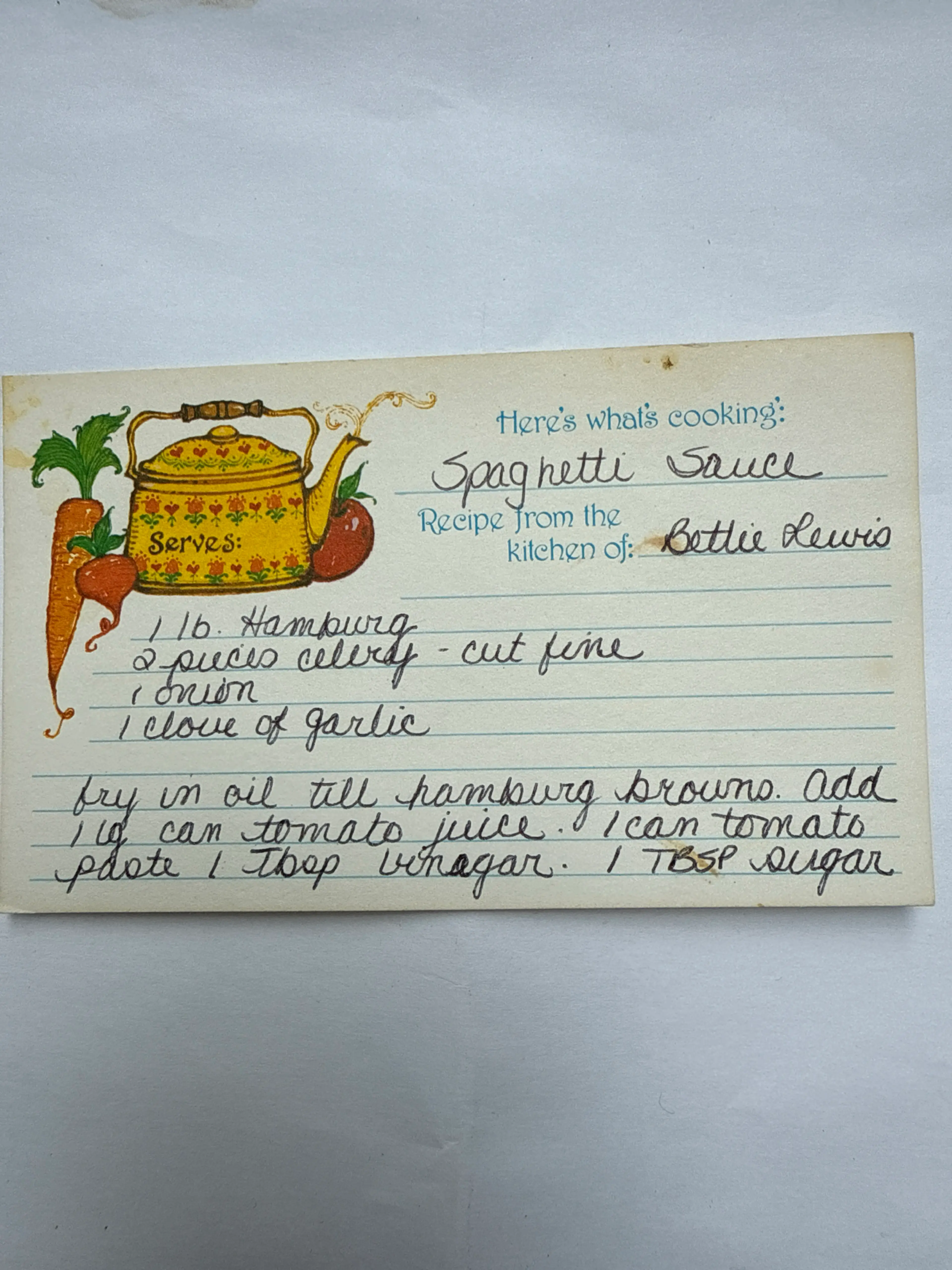 Spaghetti Sauce