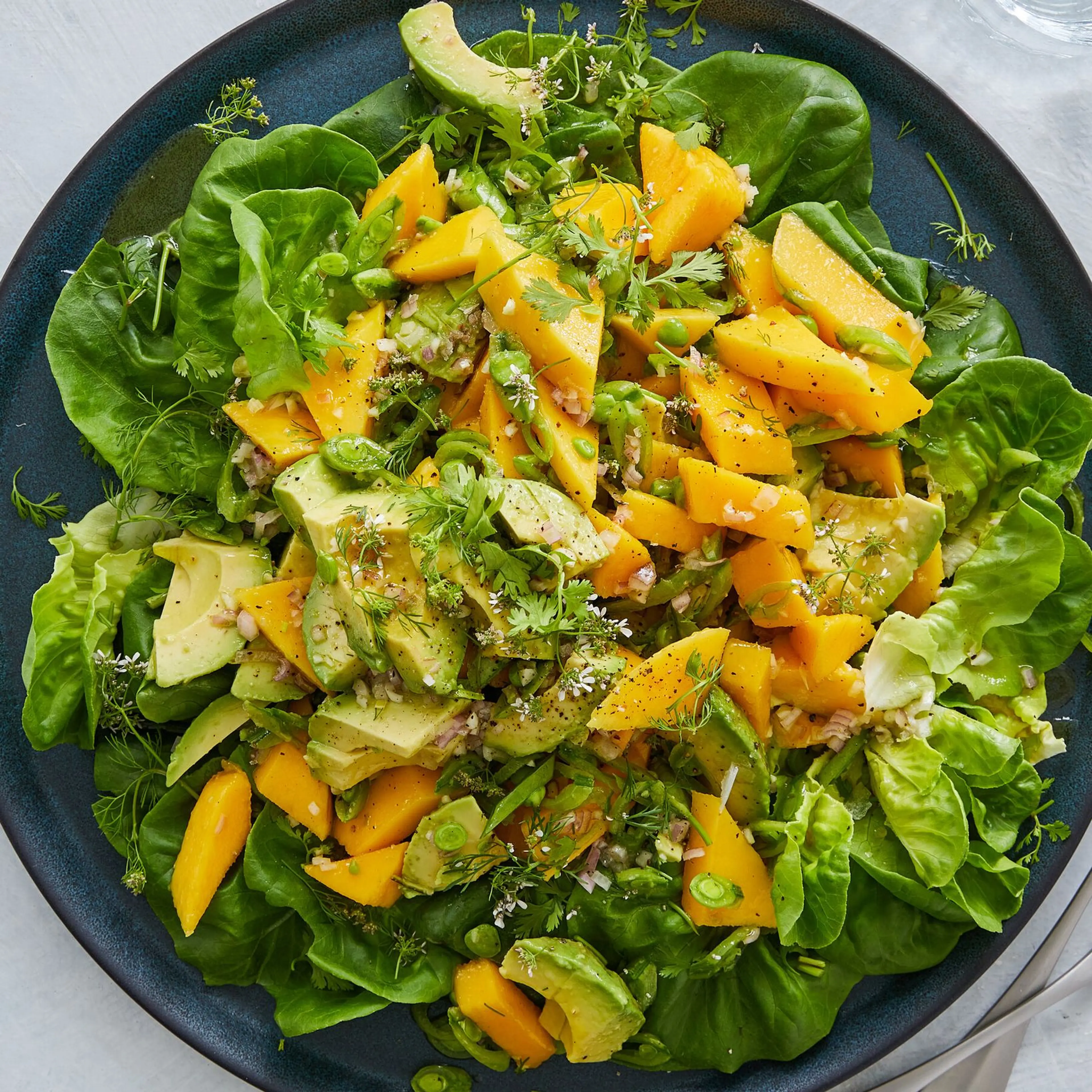 Mango-Avocado Salad With Lime Vinaigrette