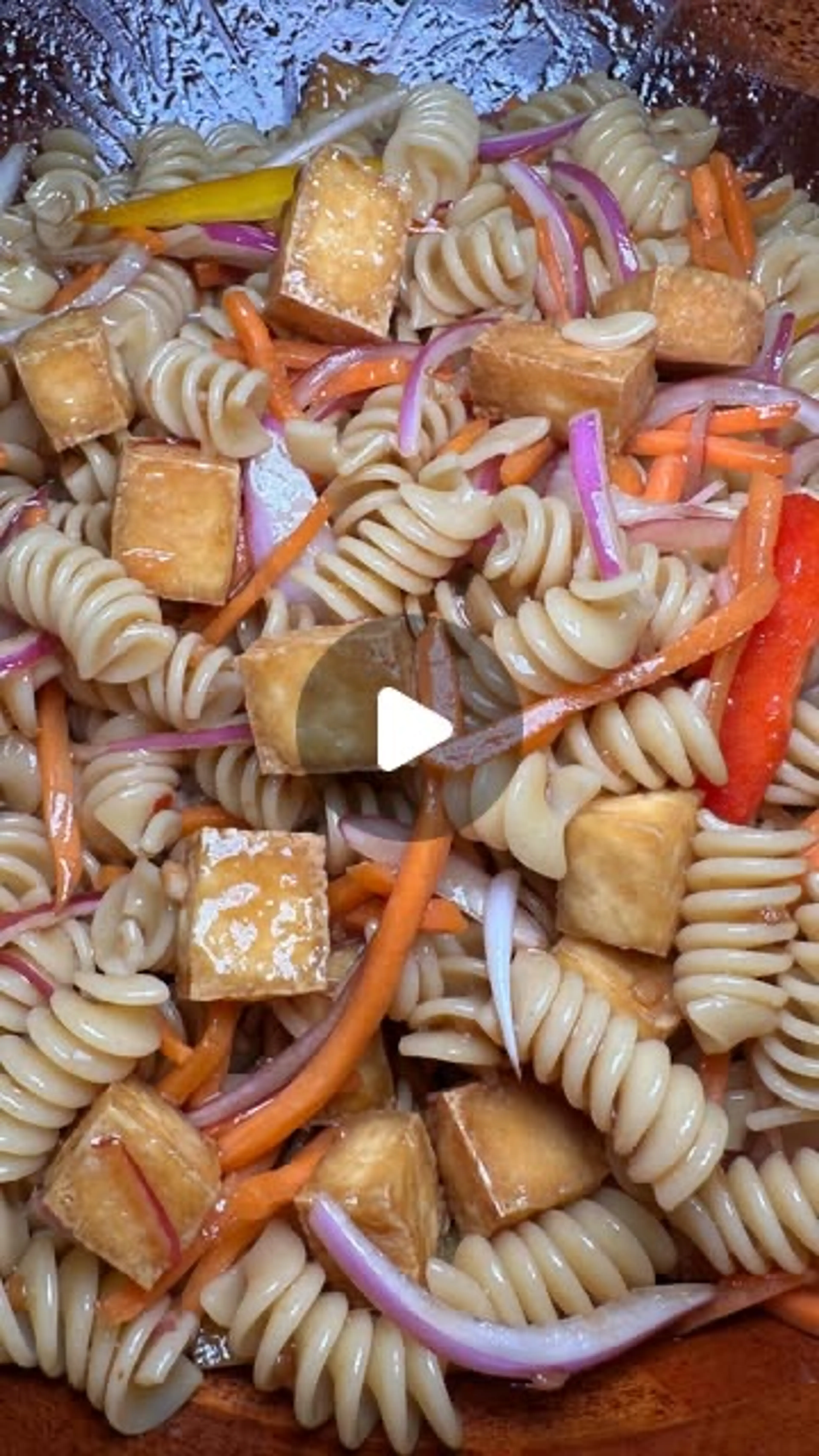 Ginger Sesame Pasta Salad