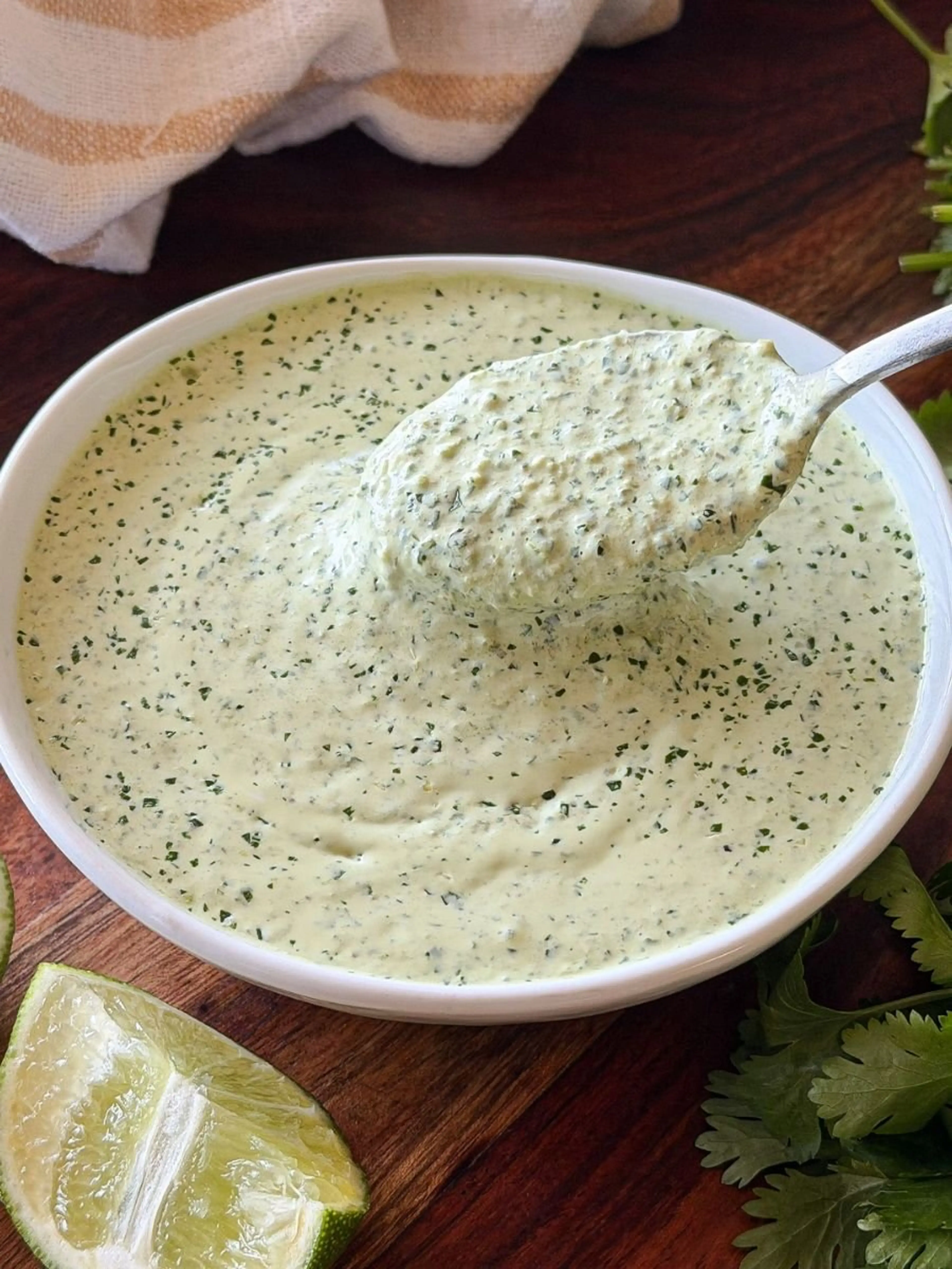 Creamy Cilantro Lime Sauce Recipe