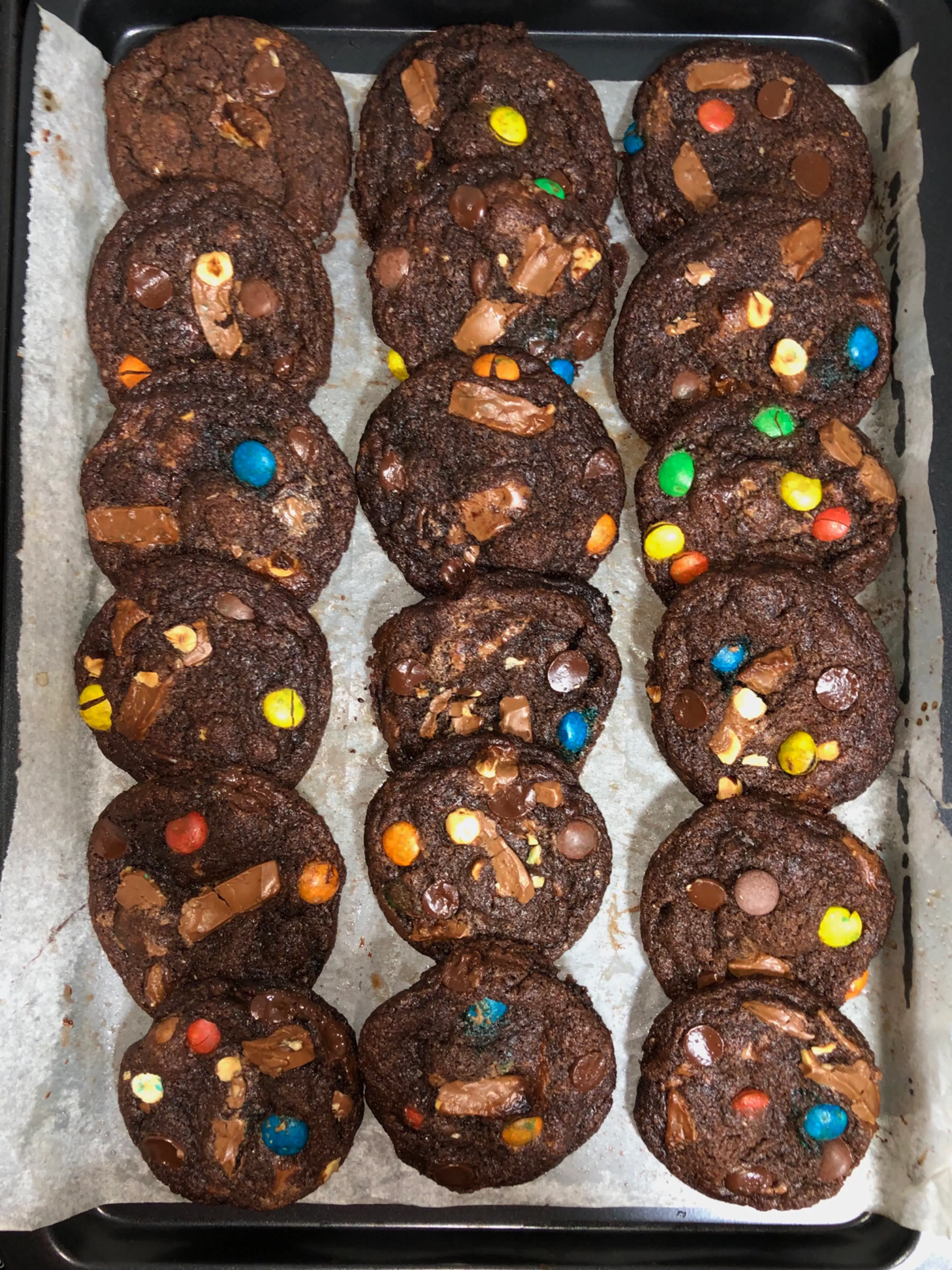 Double Chocolate Chips Cookies