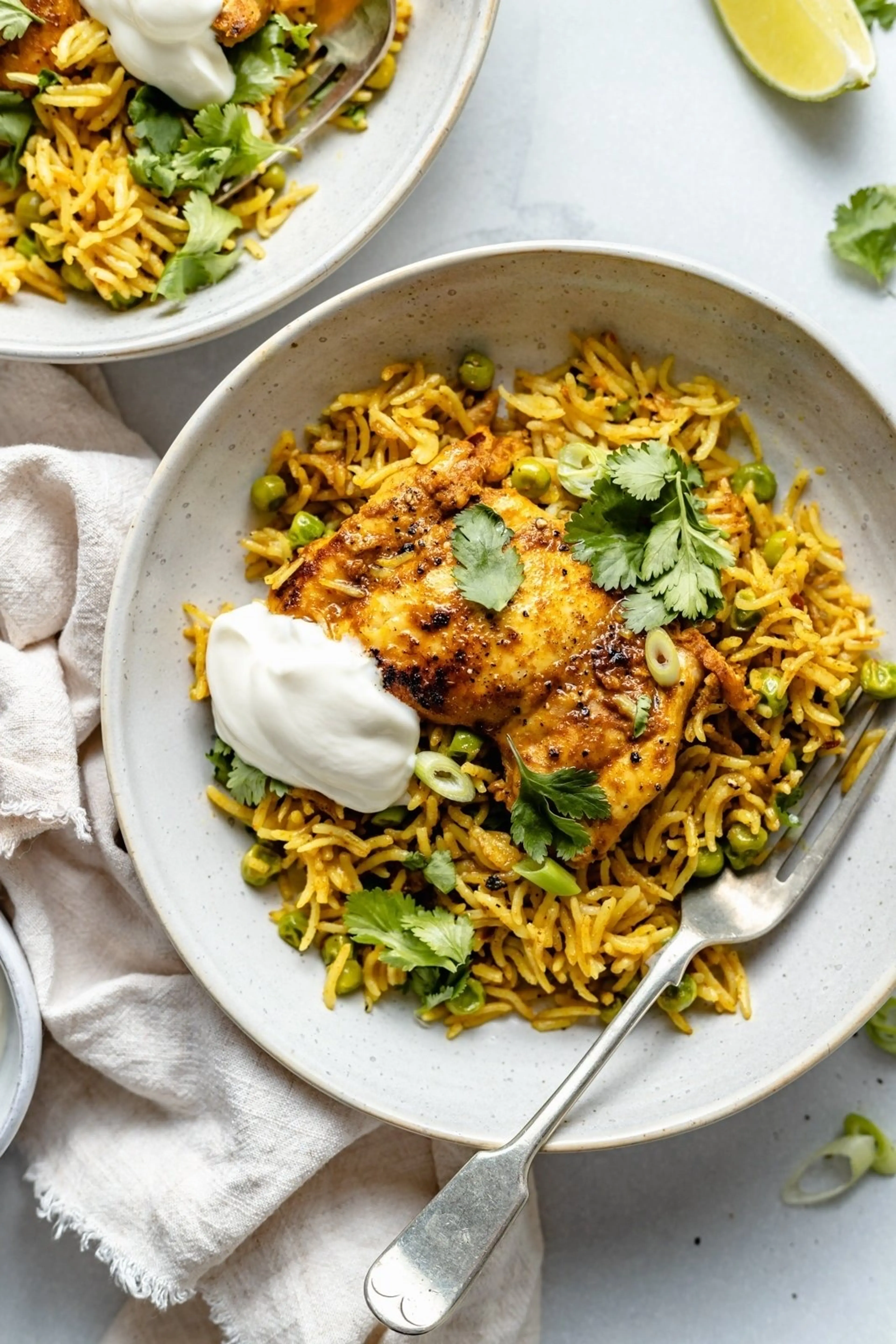 One Pan Tandoori Chicken with Spiced Coconut Rice