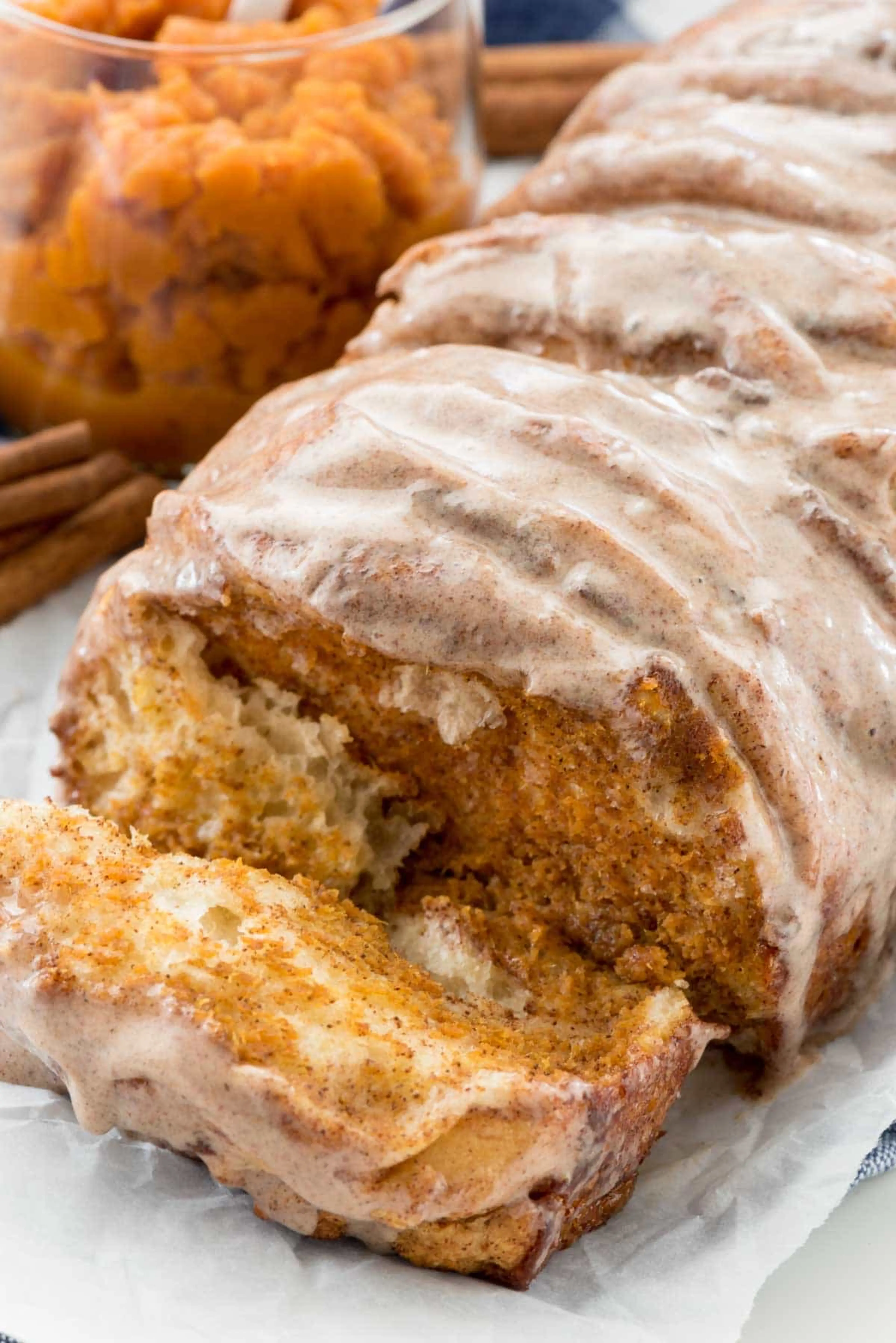 Easy Pumpkin Pull-Apart Loaf