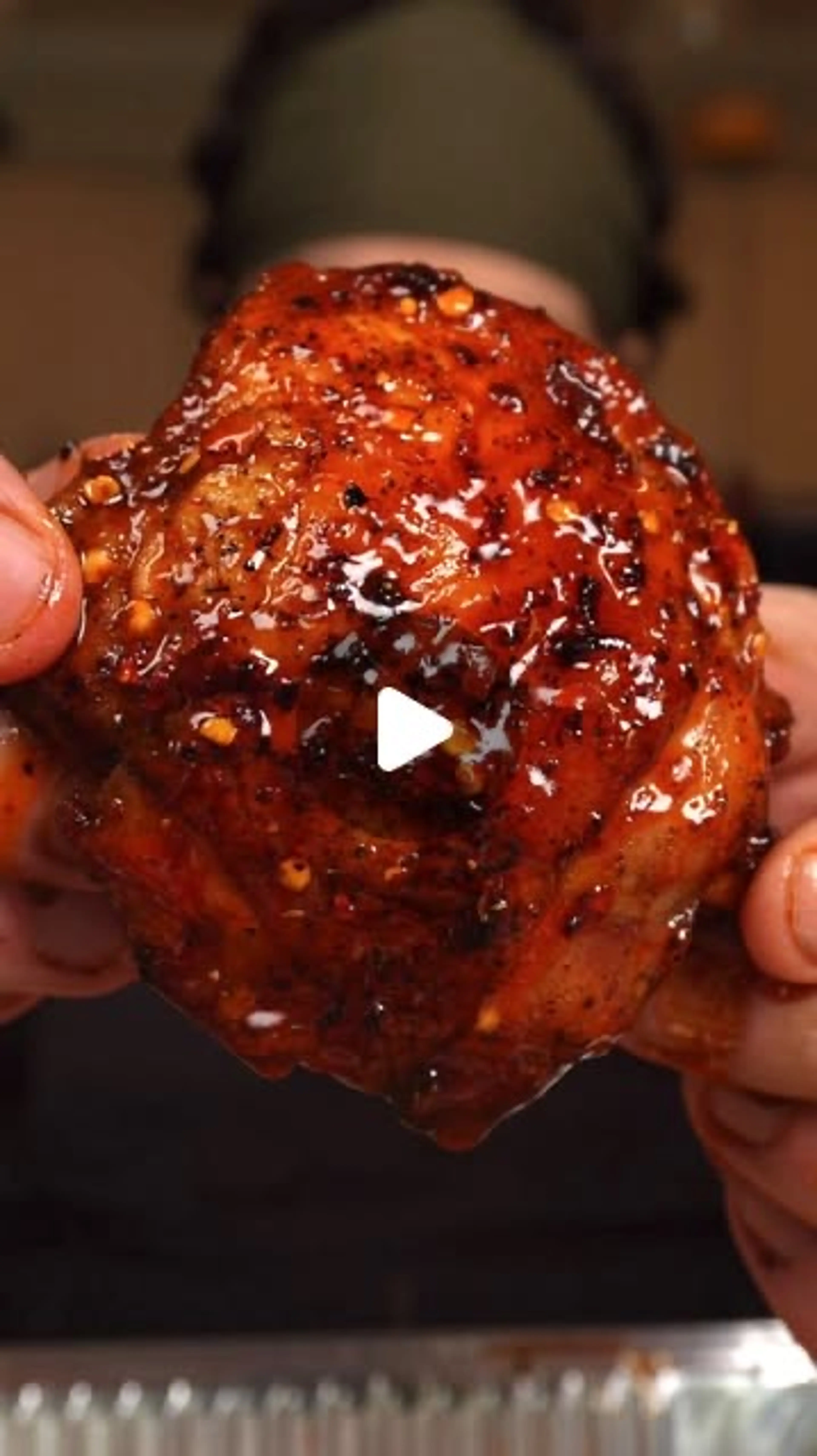 Honey Chili Crisp Chicken Thighs