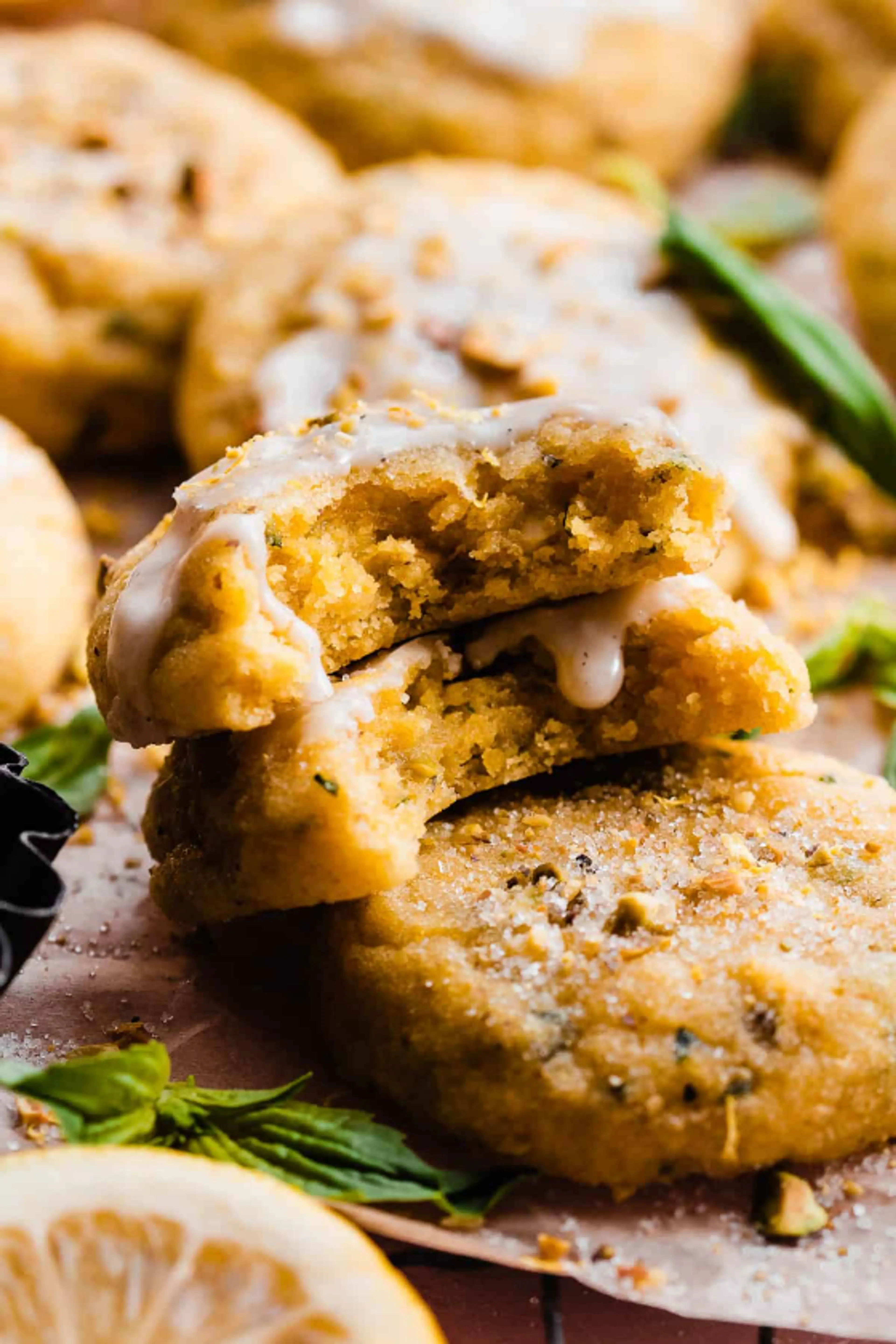 Lemon Basil Cookies