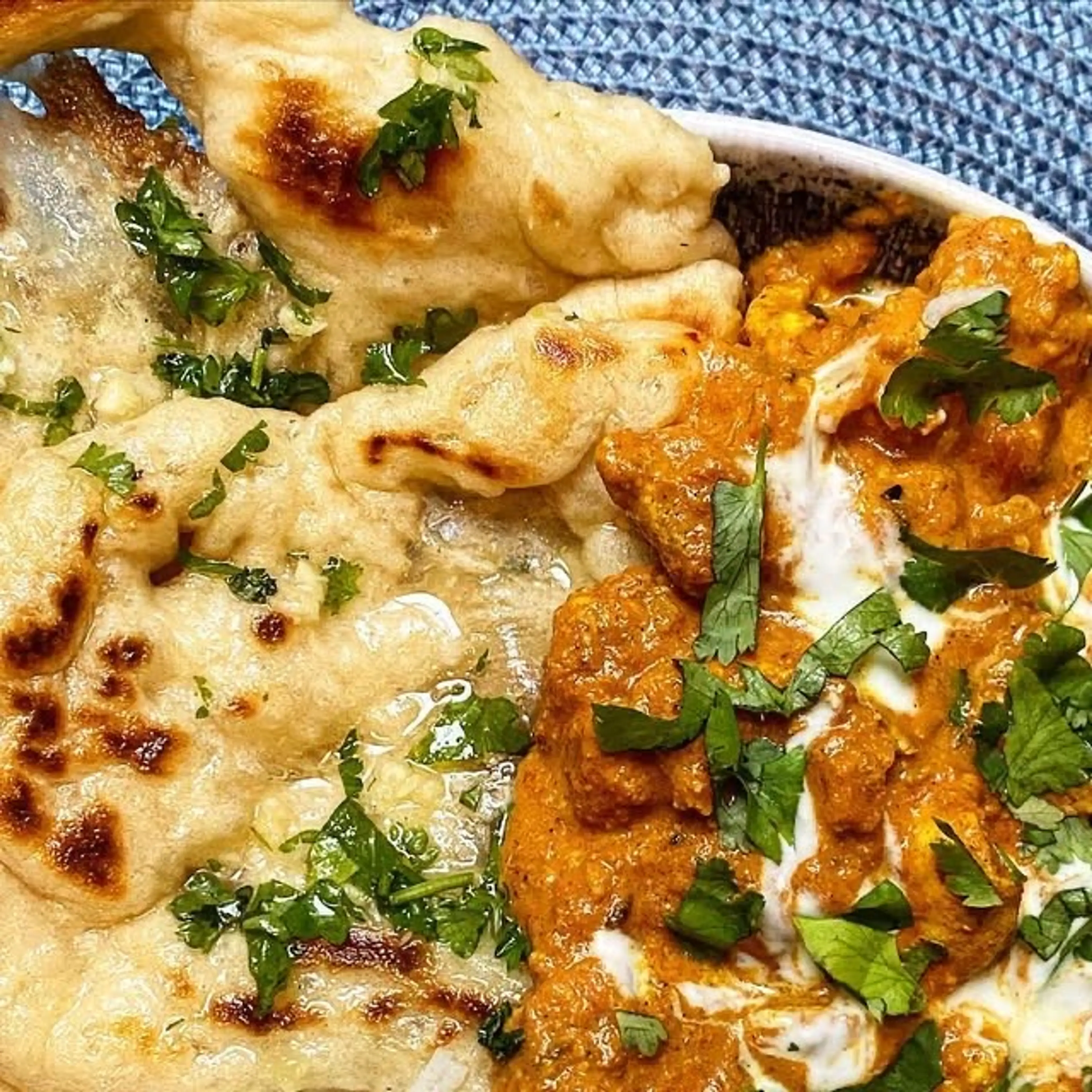Butter Chicken Met Naan