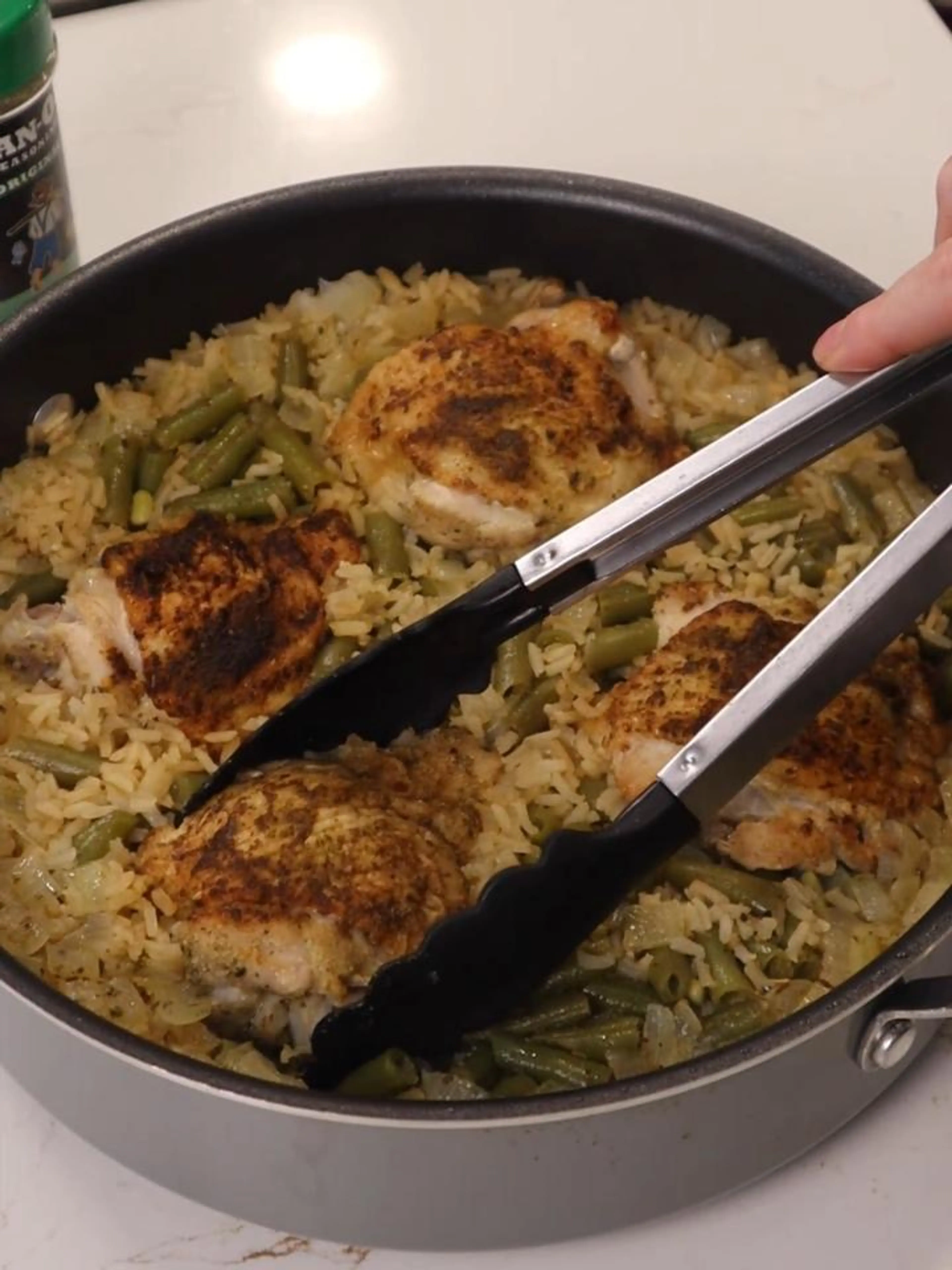 One Pan Chicken & Rice