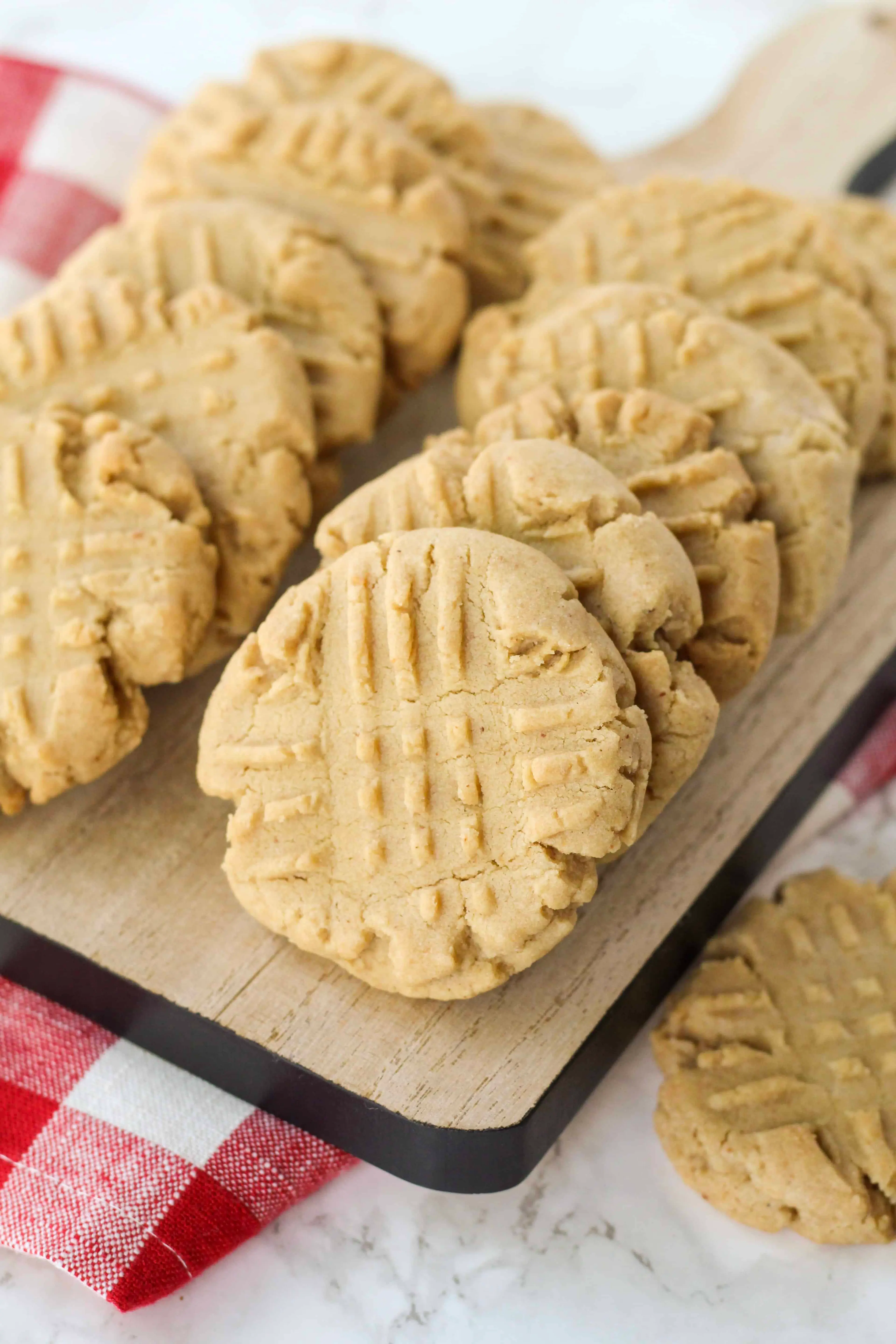 Peanut Butter Cookies (gluten-free, dairy-free)