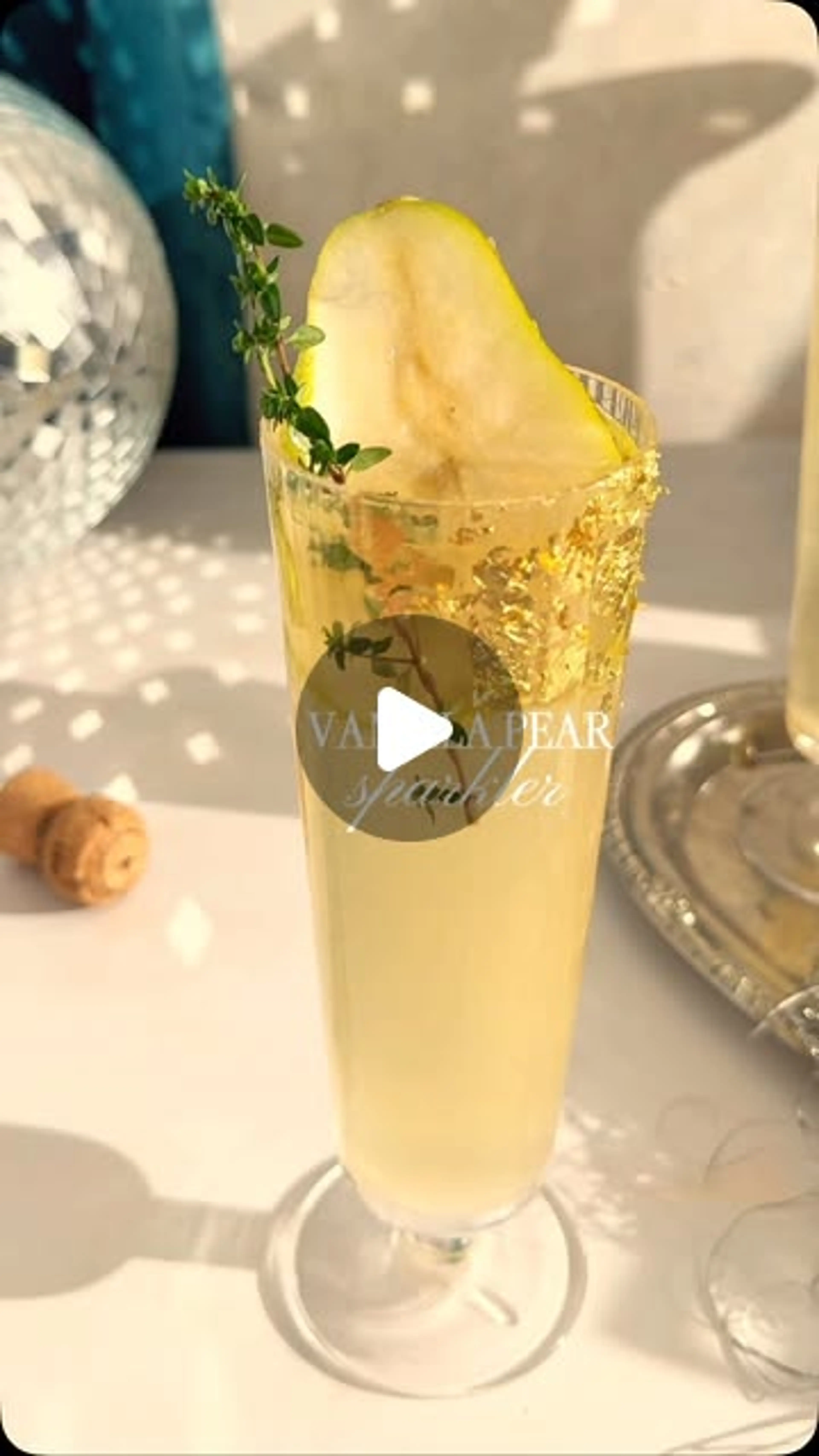 Pear French 75
