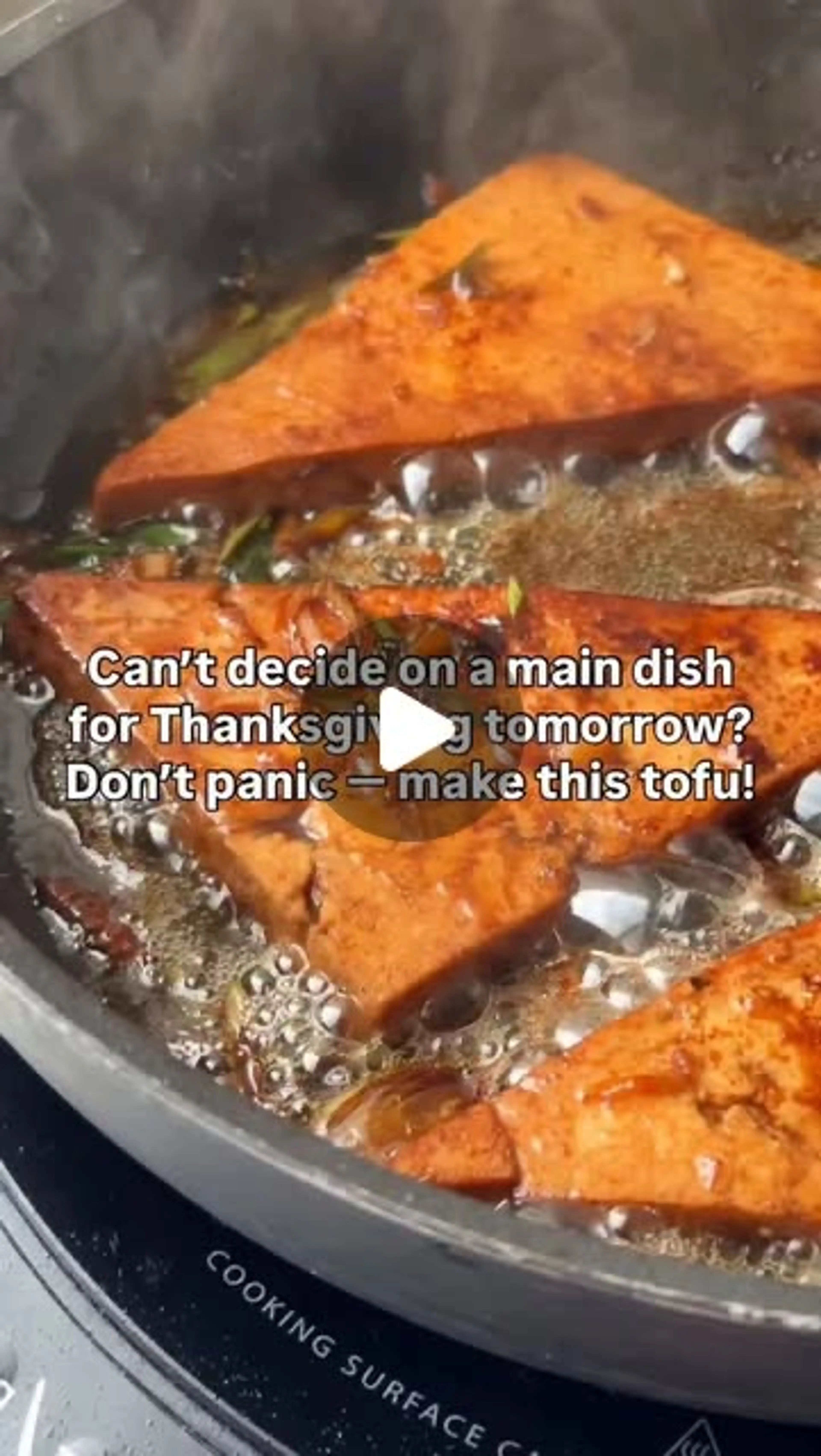 Pan-fried Garlic Tofu