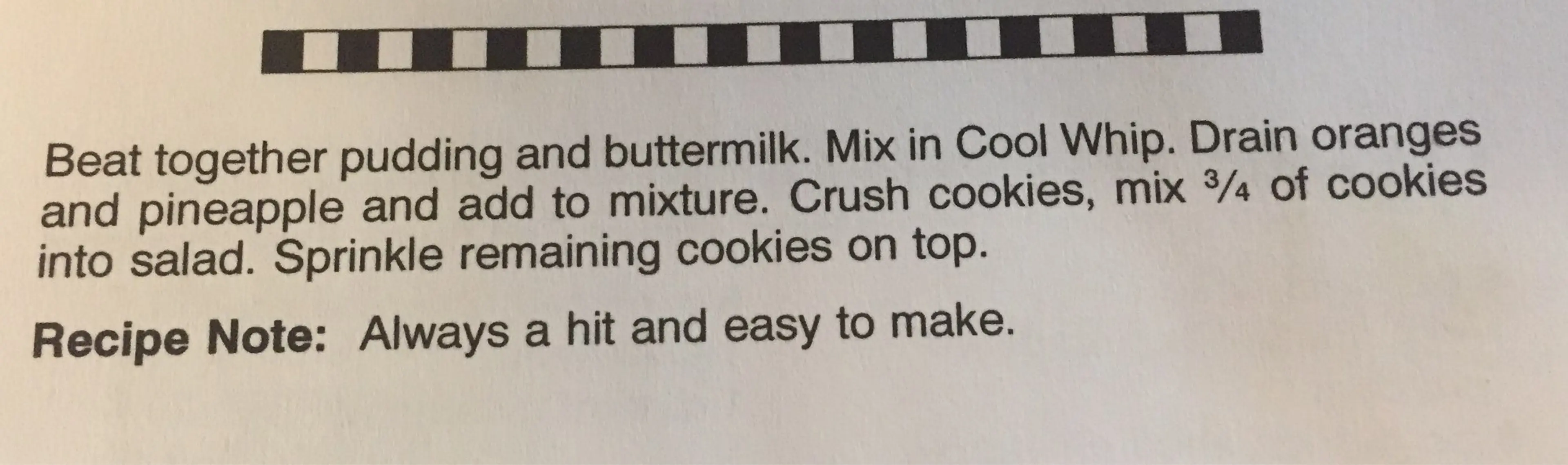 Cookie Salad
