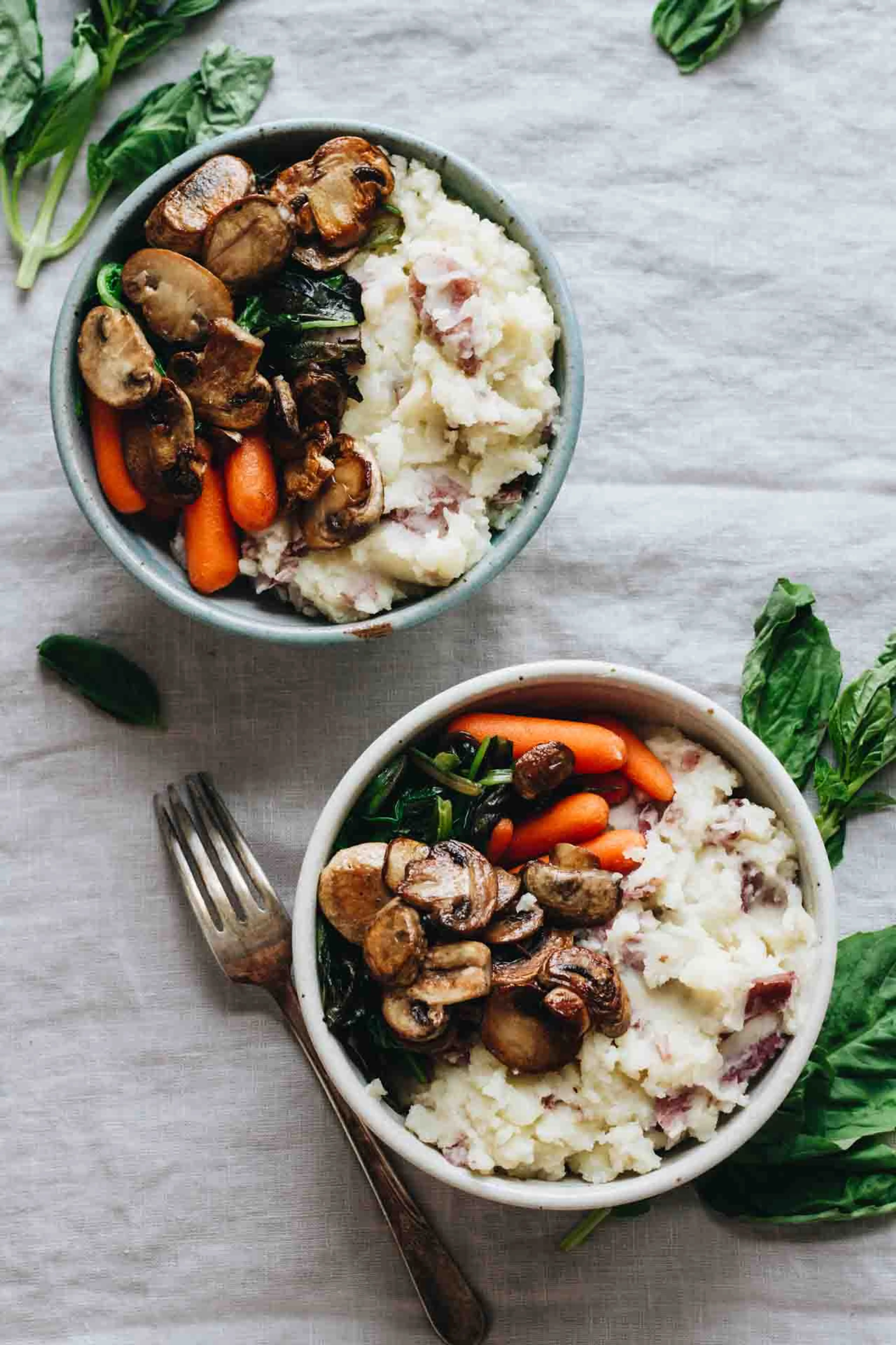 Vegan Loaded Mashed Potato Bowls